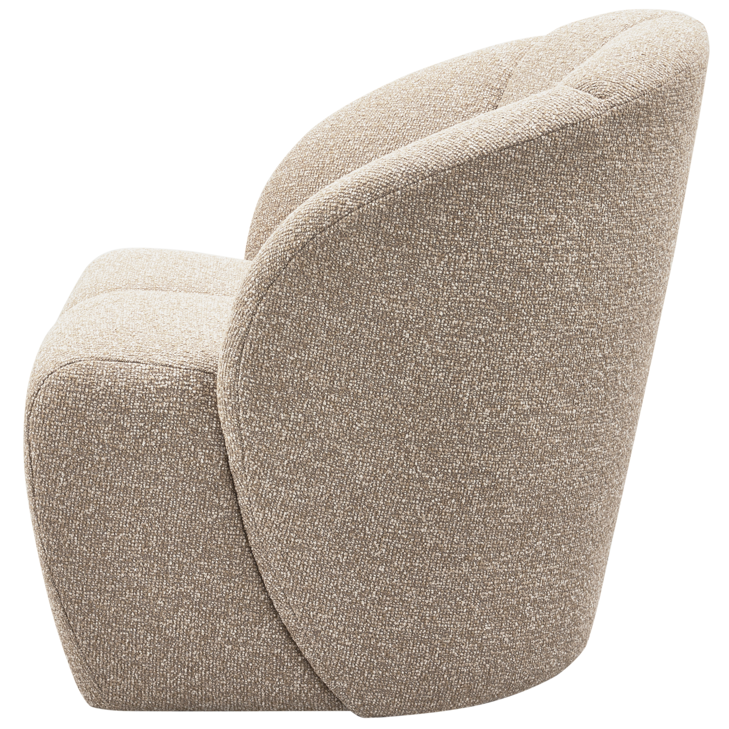 Fotelis MOJO, bouclé, beige spalvos