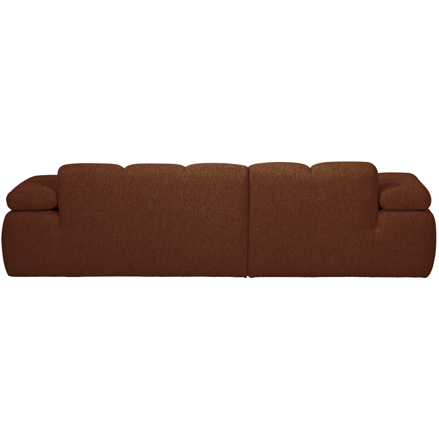 Šezlonginė sofa MOJO dešinėje, rifliuotas audinys, Dark Sand