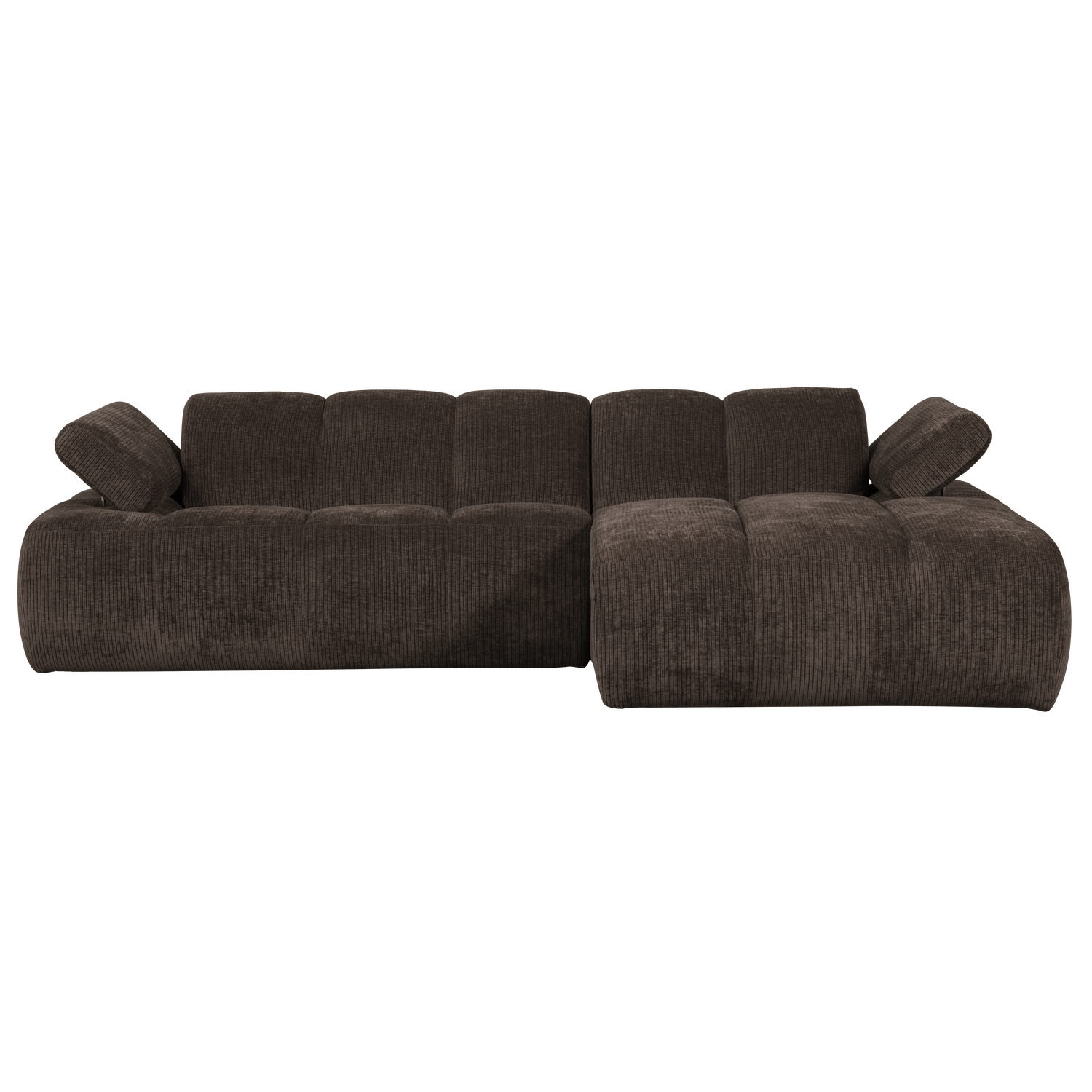 Šezlonginė sofa MOJO dešinėje, bouclé audinys, smėlio melanžas