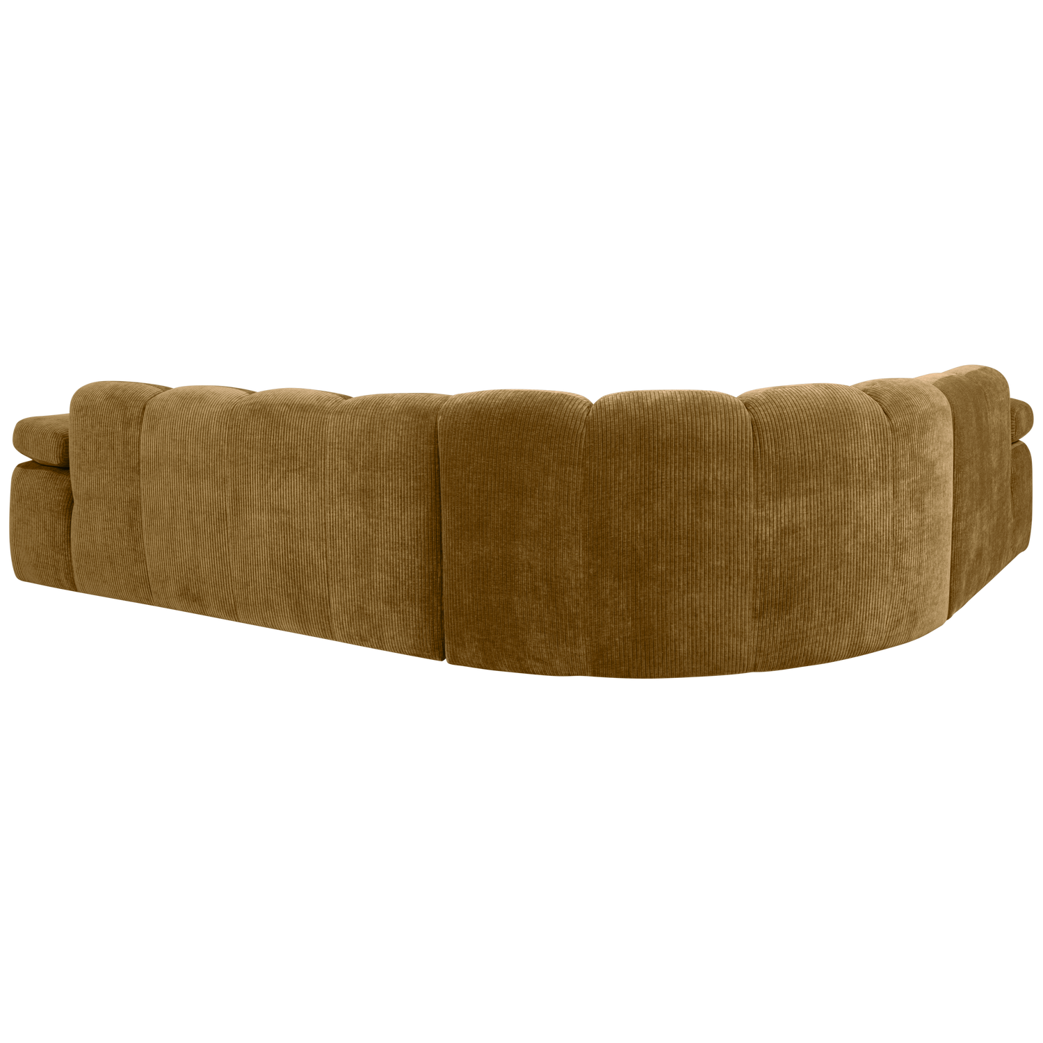 Kampinė sofa MOJO, kairė, medaus geltona