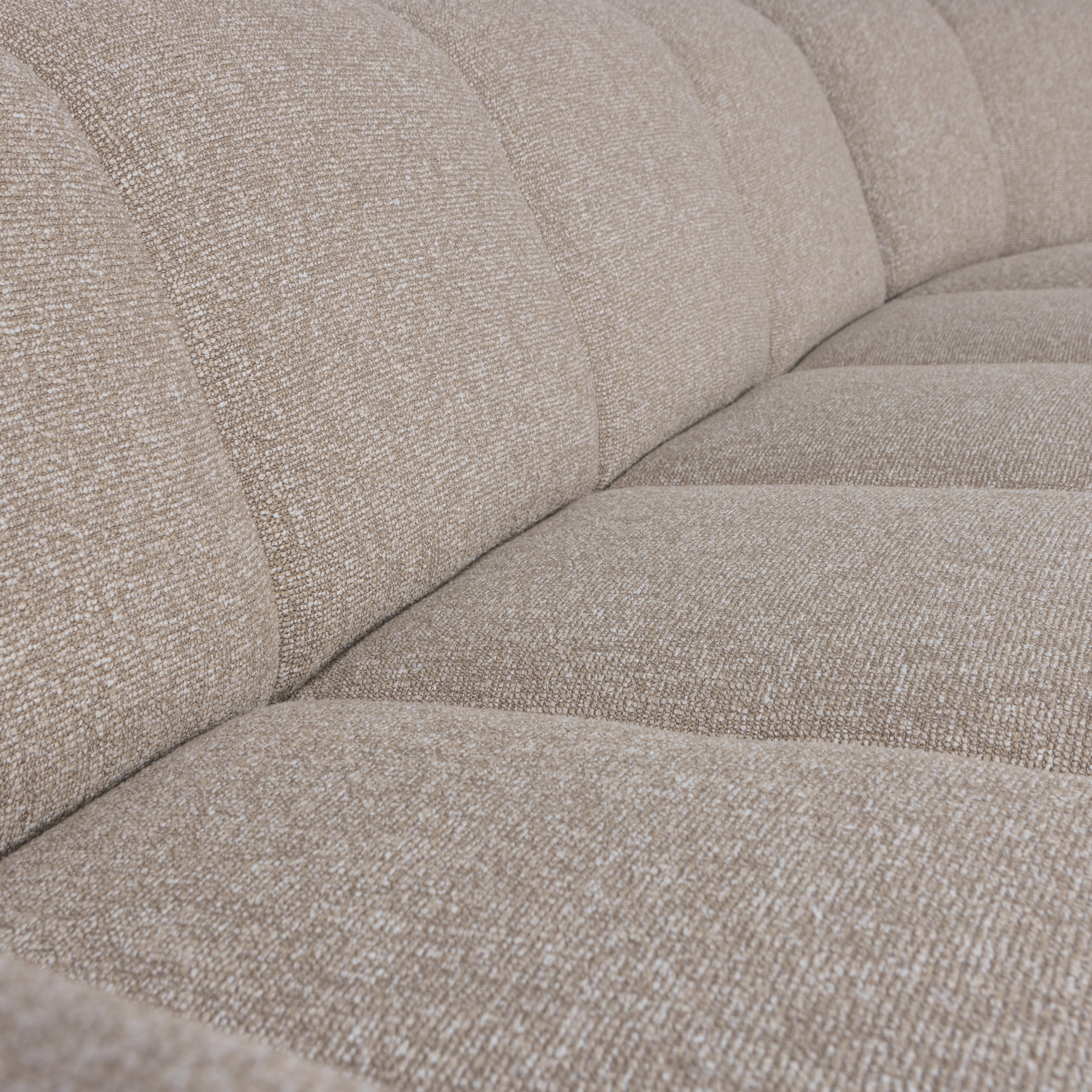 Kampinė sofa MOJO, dešinėje, bouclé, Beige Melange