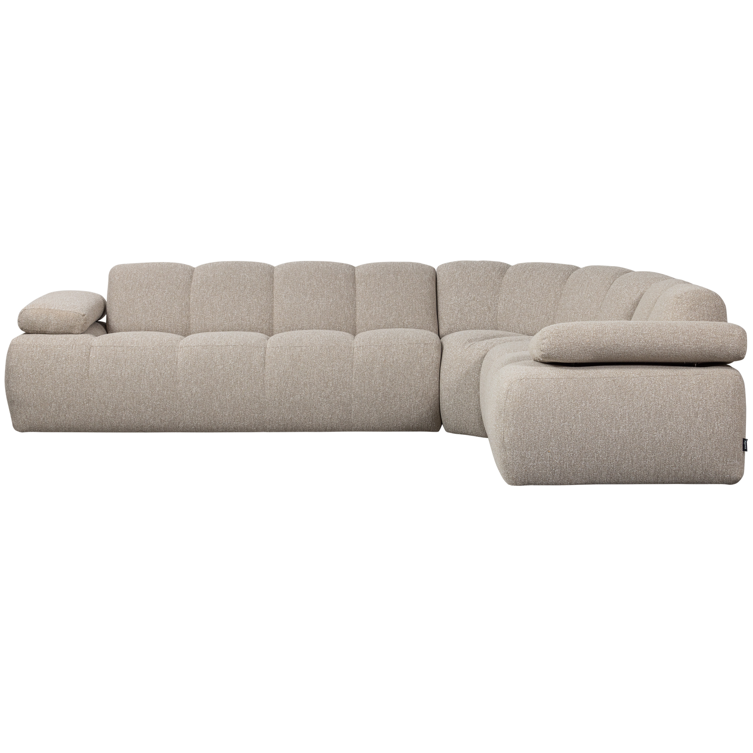 Kampinė sofa MOJO, dešinėje, bouclé, Beige Melange