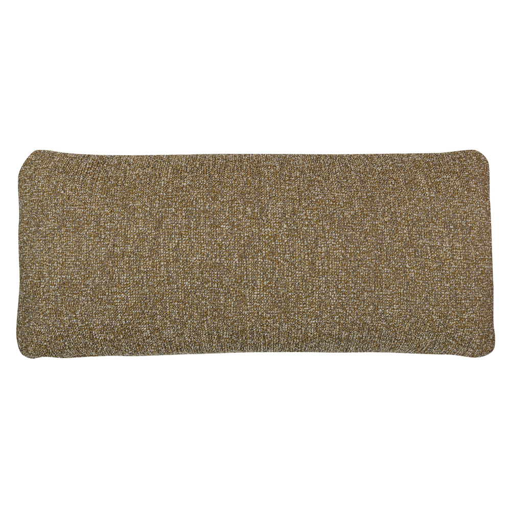 Decorative cushion MOJO, bouclé, yellowish brown