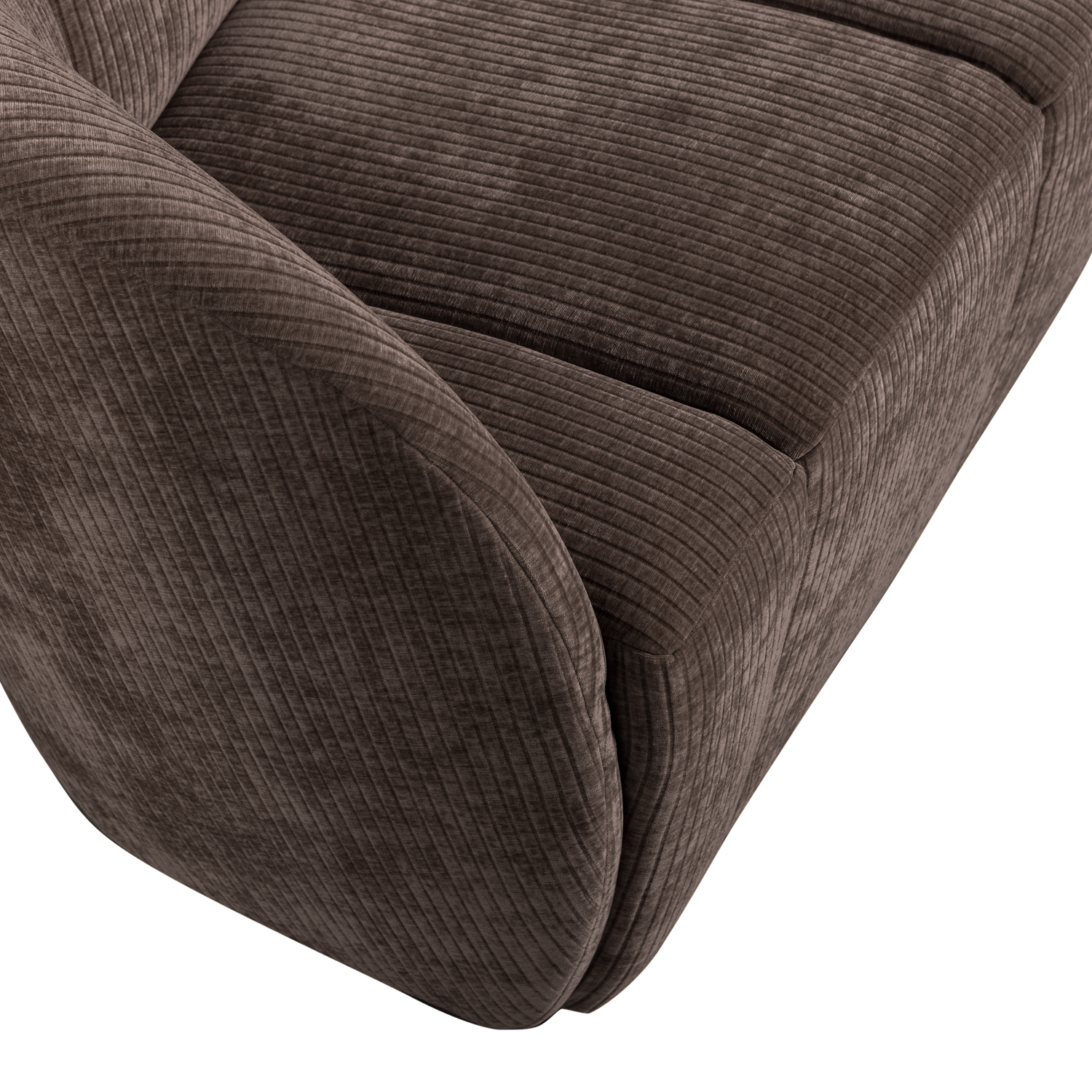 2-vietės Elementas Be Porankių MOJO, Woven Rib Fabric, Ruda