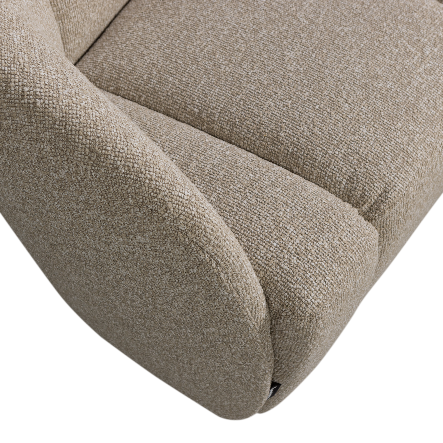 2 Vietų Suoliukas Su Kairiąja Puse MOJO, buklė, beige melange