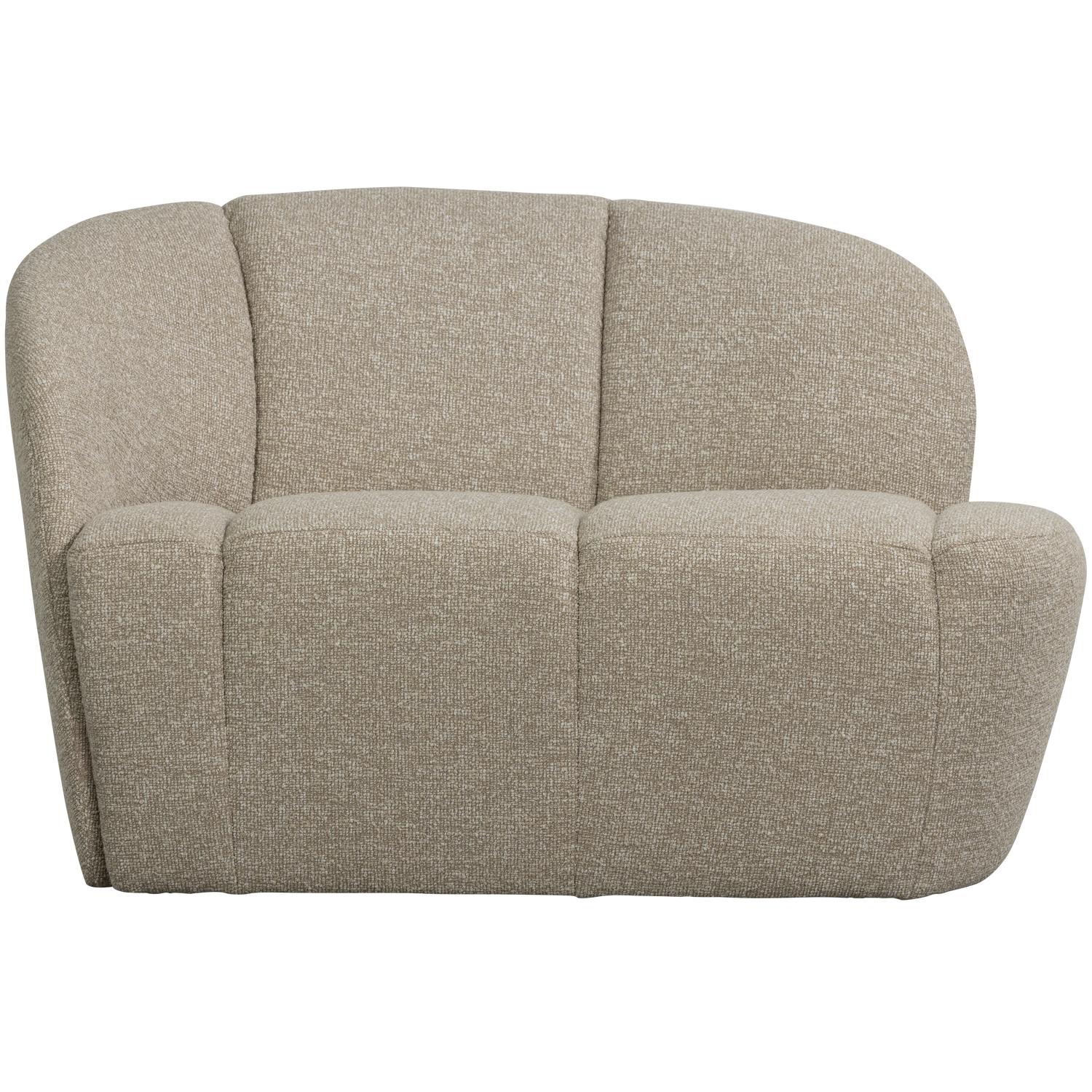 2 Vietų Suoliukas Su Kairiąja Puse MOJO, buklė, beige melange