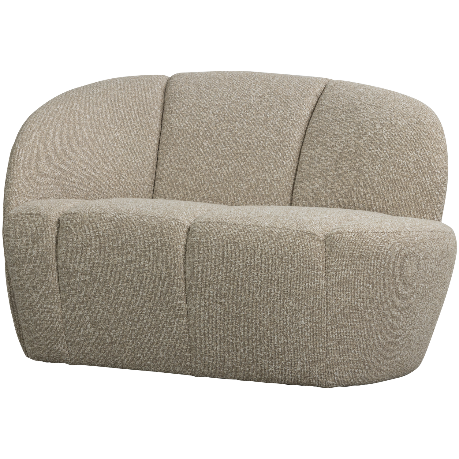 2 Vietų Suoliukas Su Kairiąja Puse MOJO, buklė, beige melange