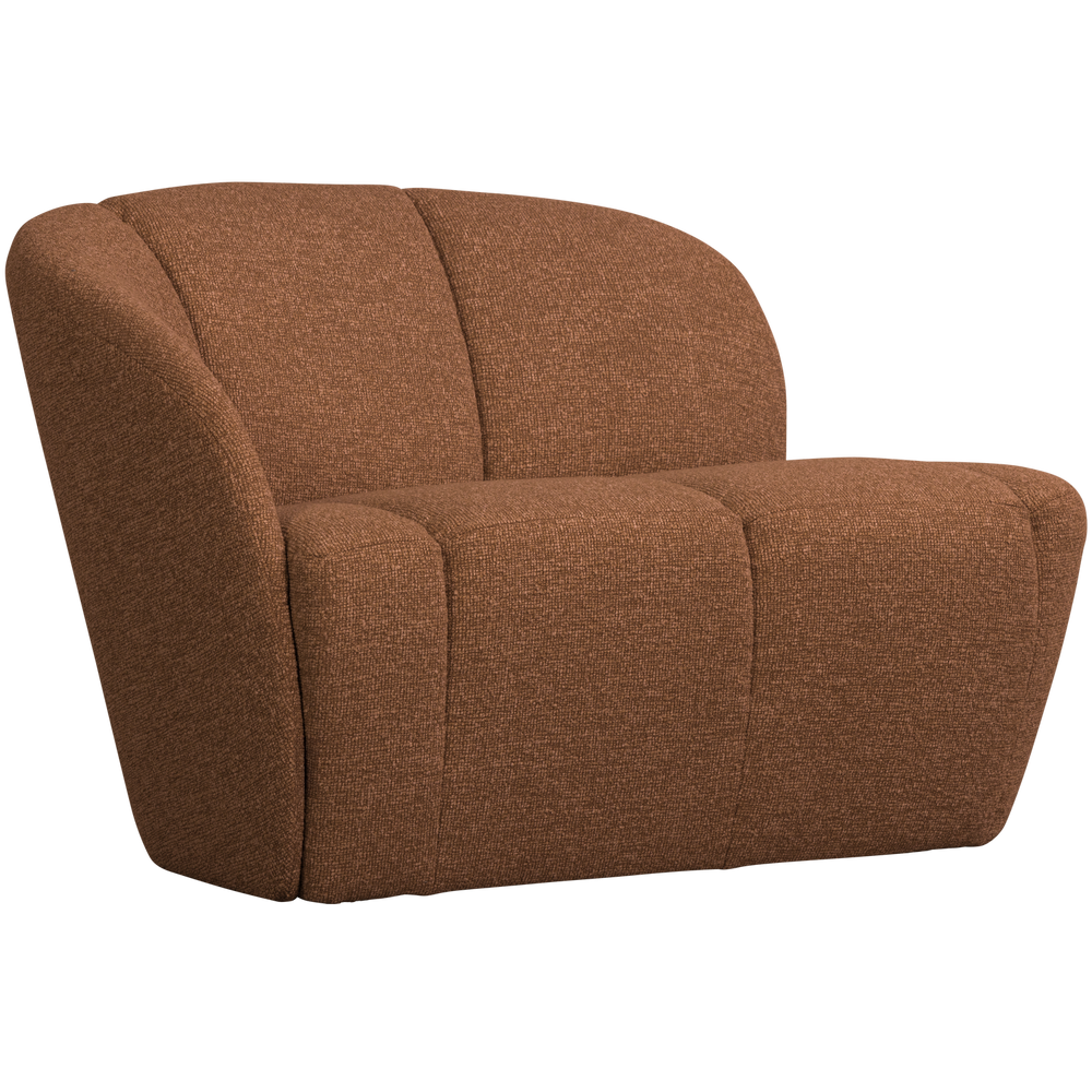 Two-seater MOJO element, no armrests, bouclé, tan melange