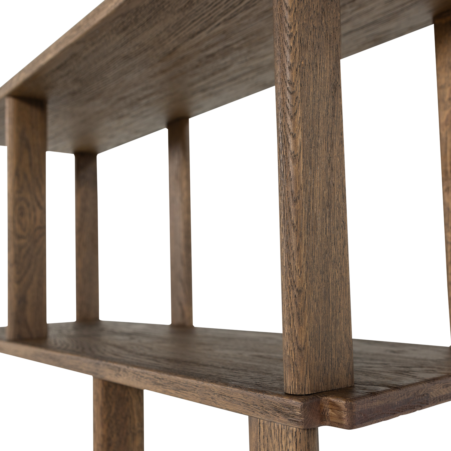 Knygų lentyna RISS, ąžuolas, natūrali