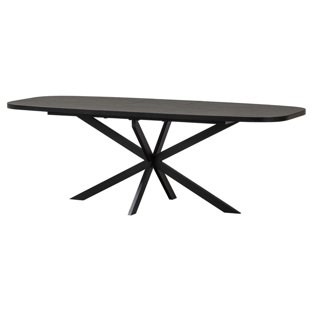 Stalas ARROS, juodas MDF 180–220x90