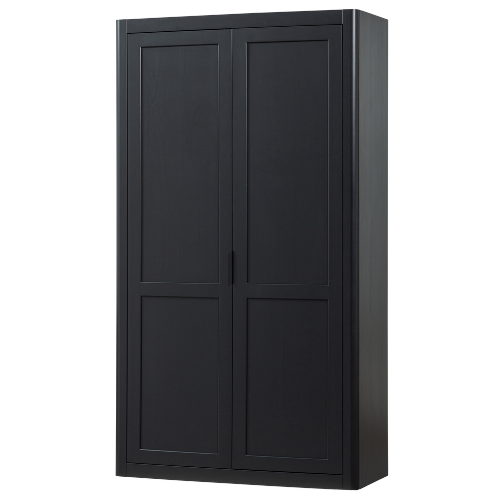 GUNNAR STORAGE CABINET PINE MATTE BLACK/MUD [fsc]