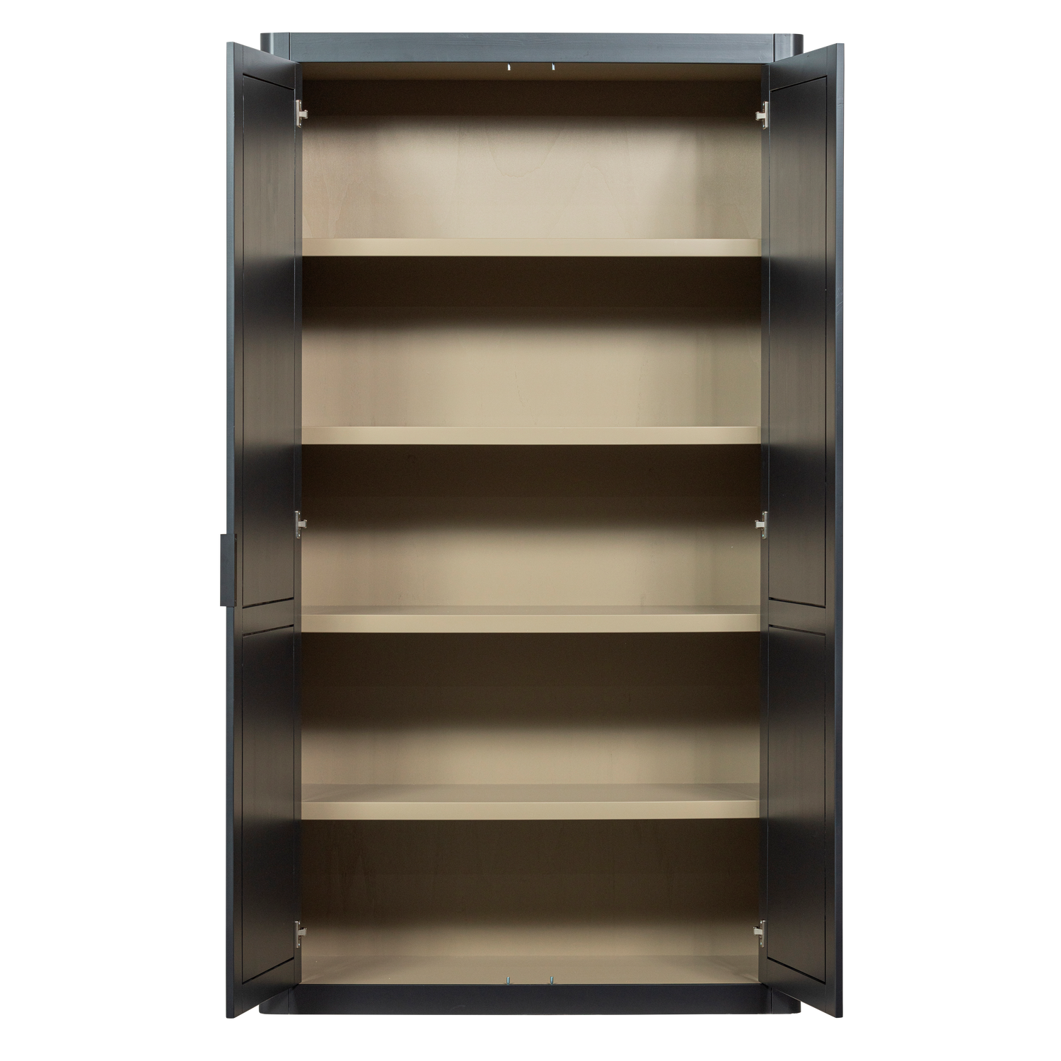 GUNNAR STORAGE CABINET PINE MATTE BLACK/MUD [fsc]