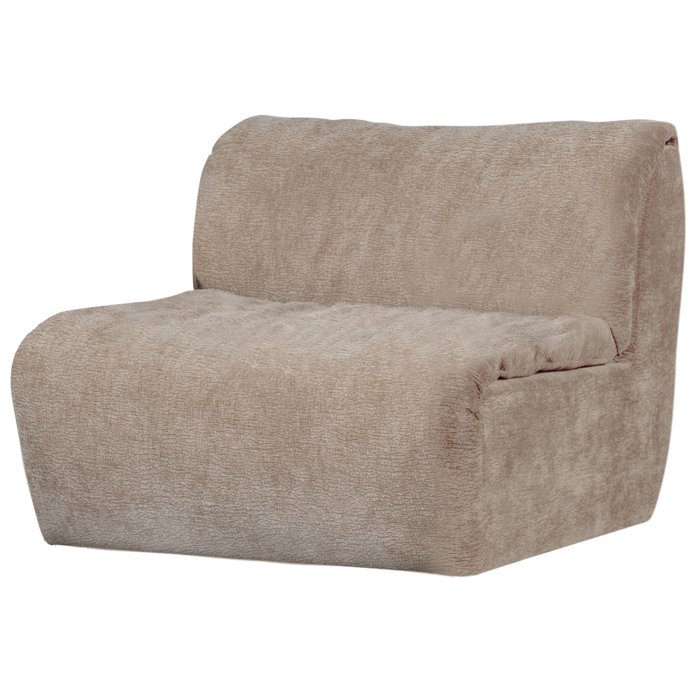 1-vietė sofos dalis BAGGY, 3D, šenilo audinys