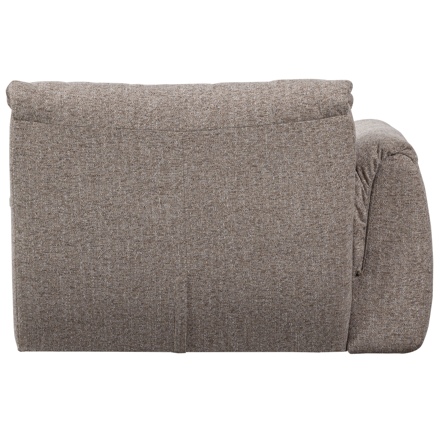 1-vietė sofos dalis BAGGY, kairė, ruda spalva