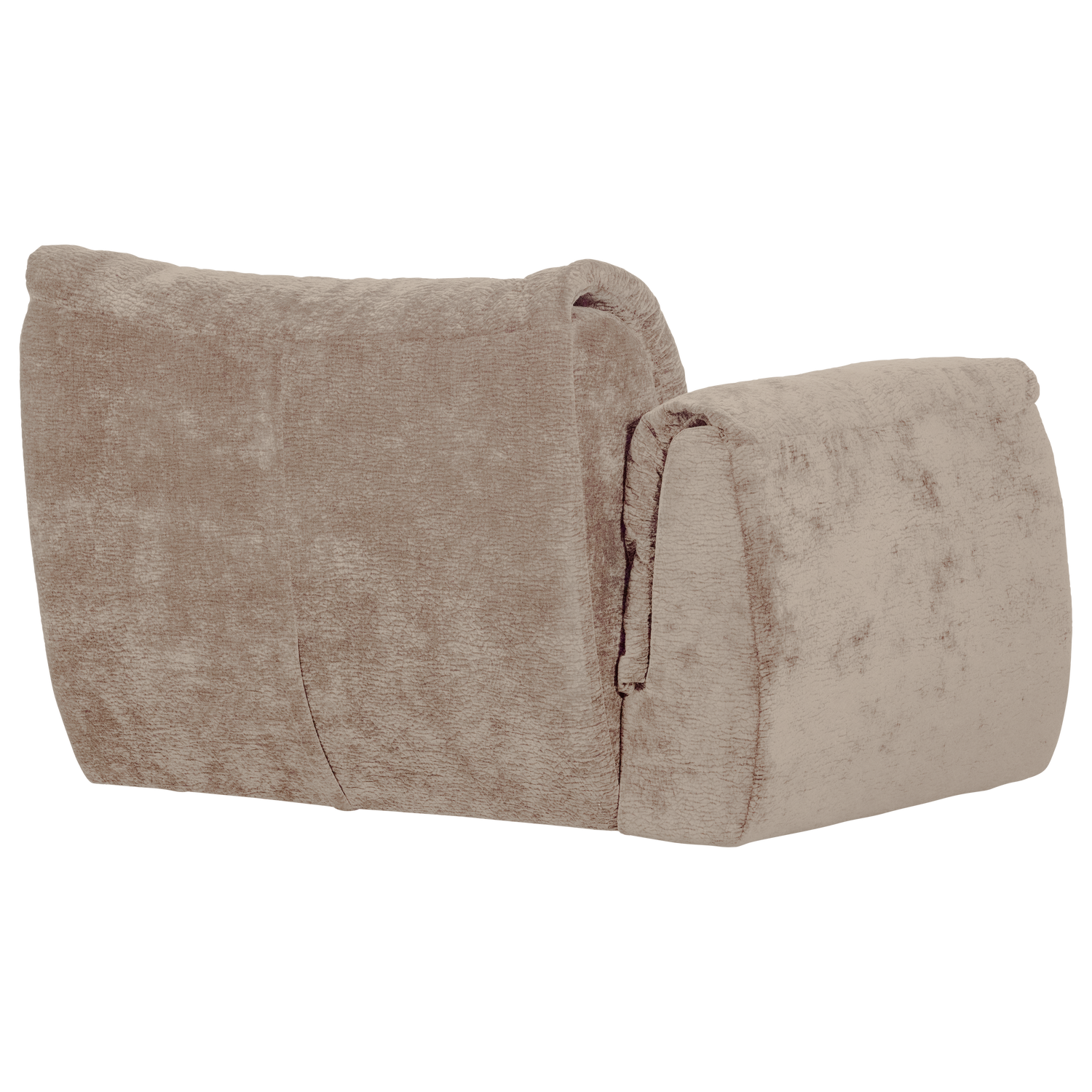 1-vietė sofos dalis BAGGY, kairė, 3D, šenilo audinys