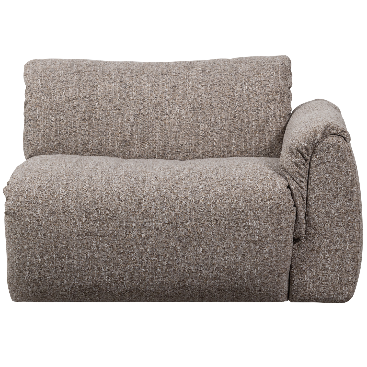 1-vietė sofos dalis BAGGY, dešinė, ruda spalva