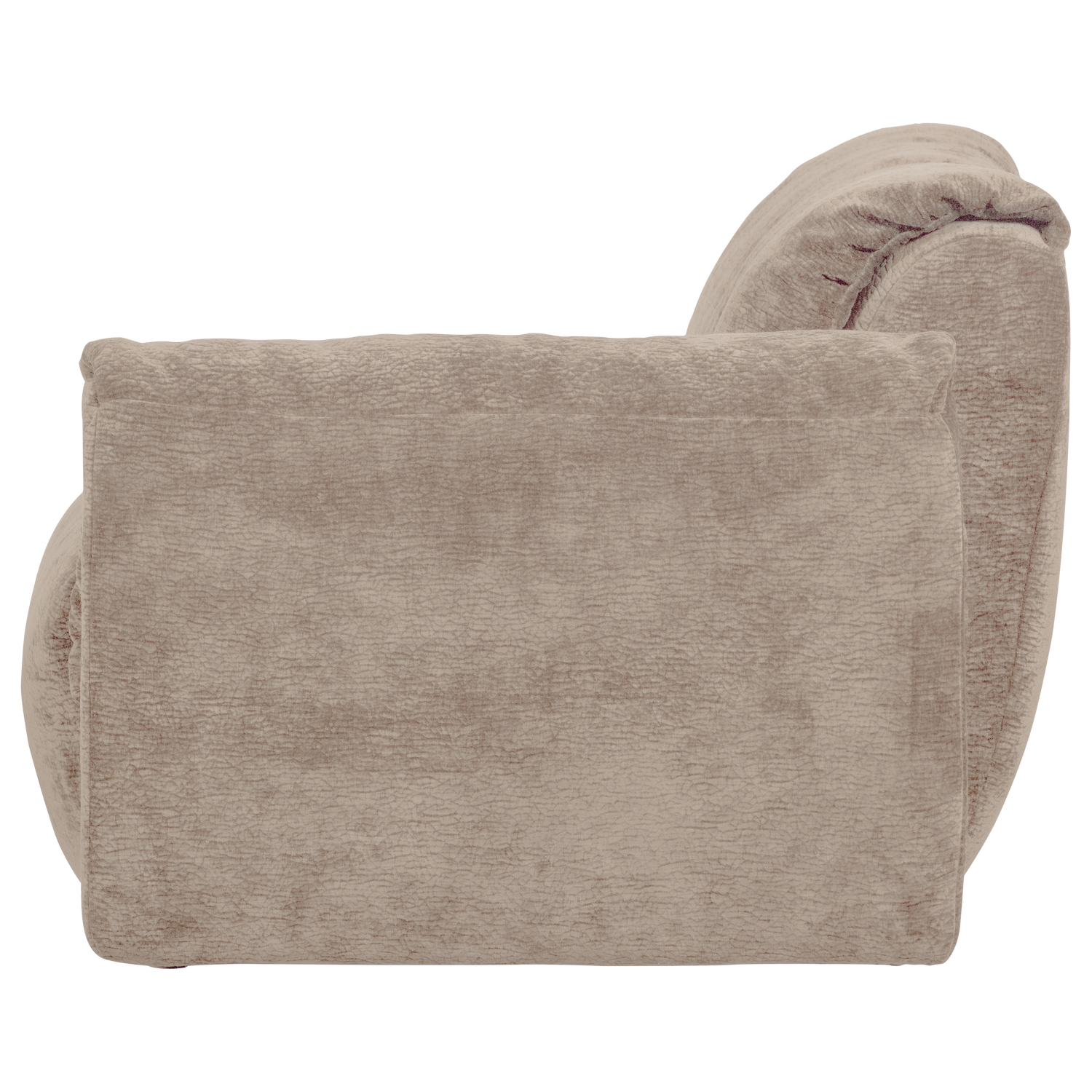 1-vietė sofos dalis BAGGY, dešinė, 3D, šenilo audinys