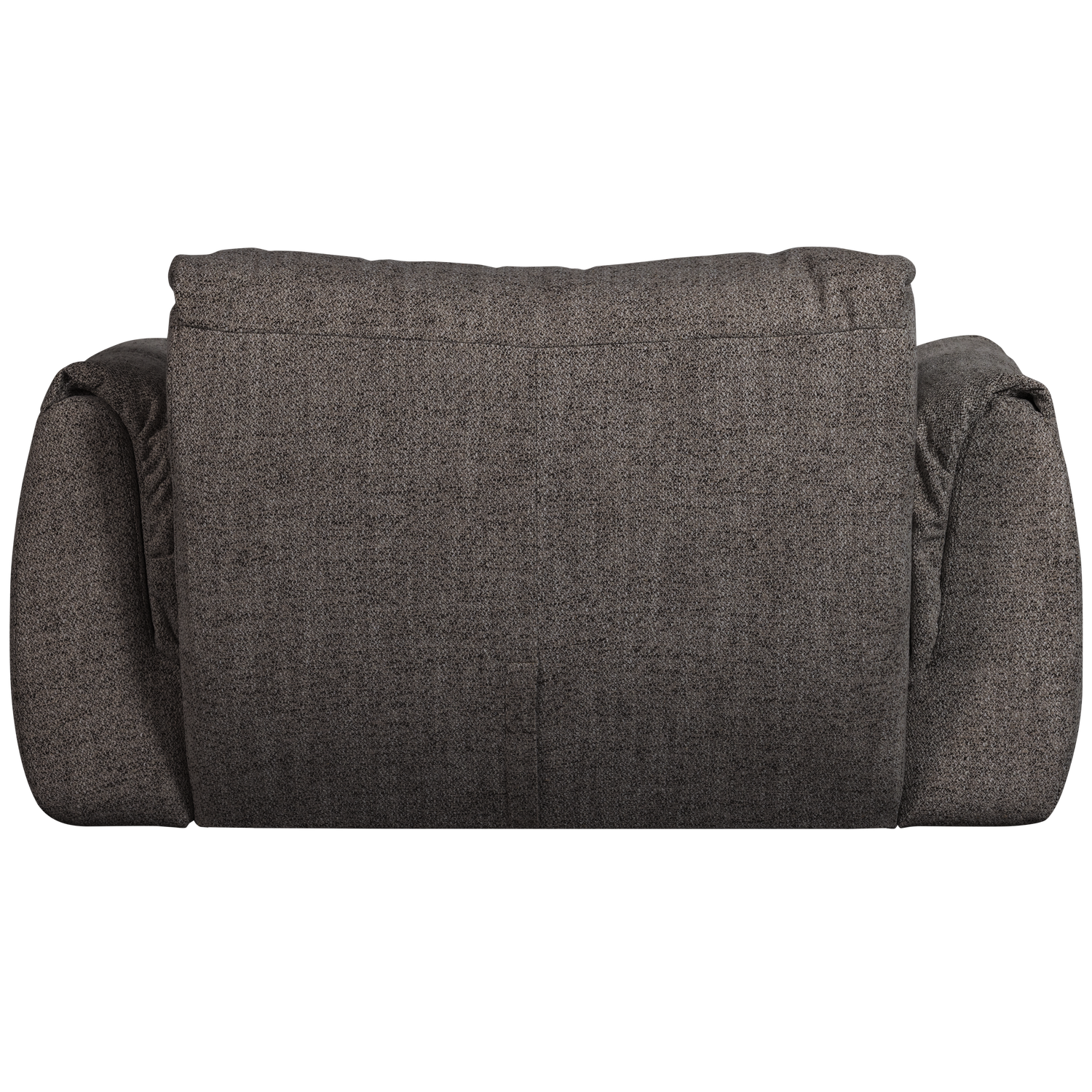 Armchair BAGGY, woven fabric, warm gray melange