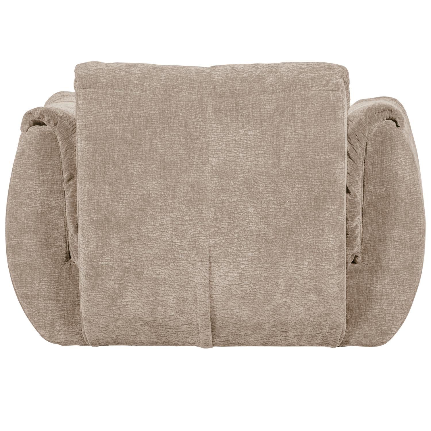 Fotelis BAGGY, smėlio 3D šenilas
