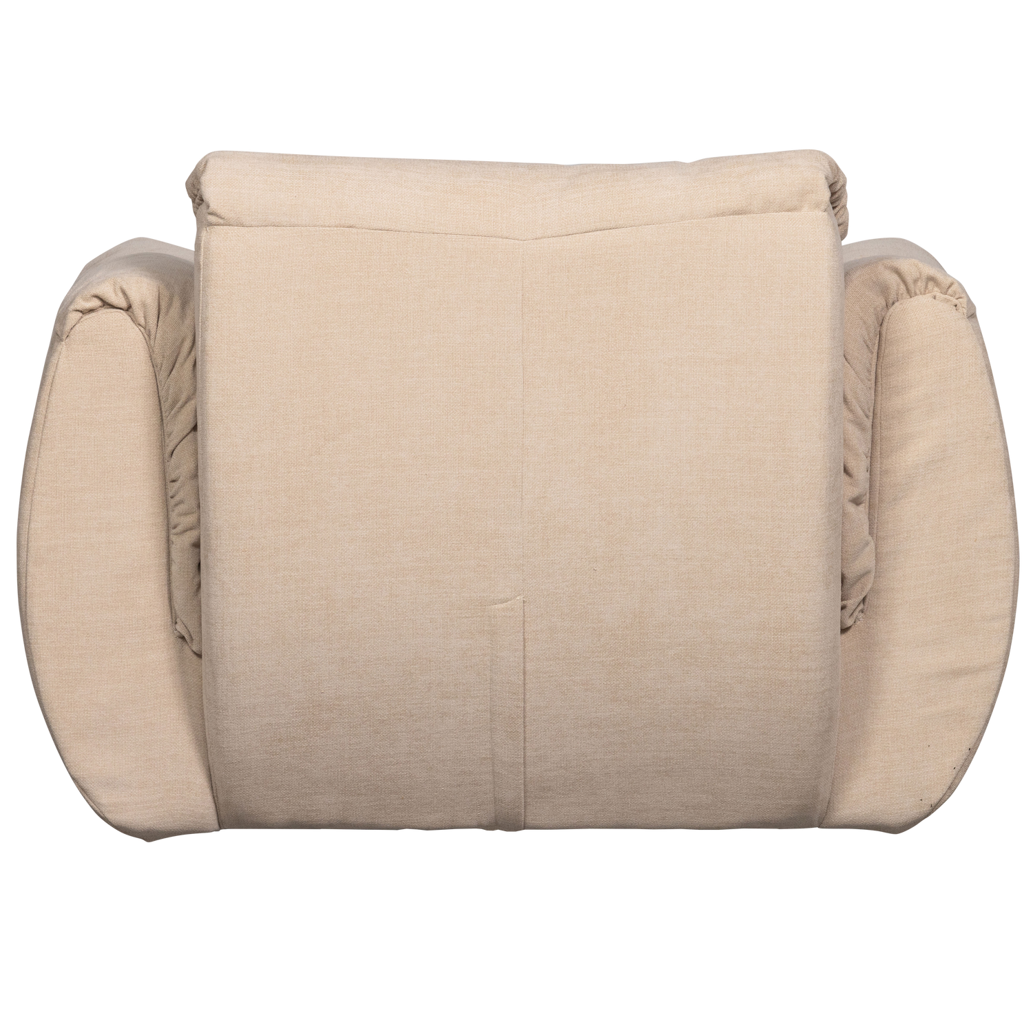 Supamas fotelis BAGGY, austas šenilo audinys