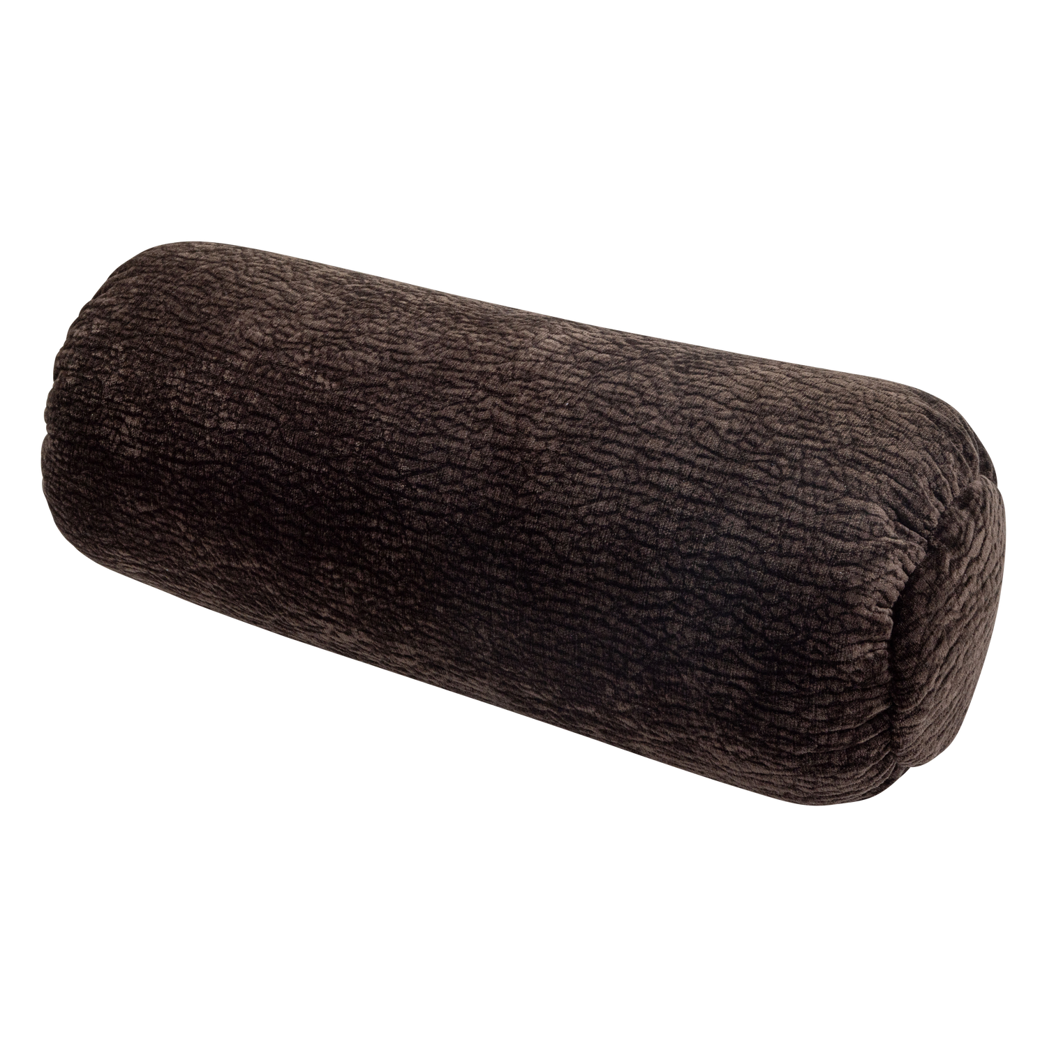 Dekoratyvinė pagalvėlė BAGGY, 3D šenilo audinys, tamsiai ruda