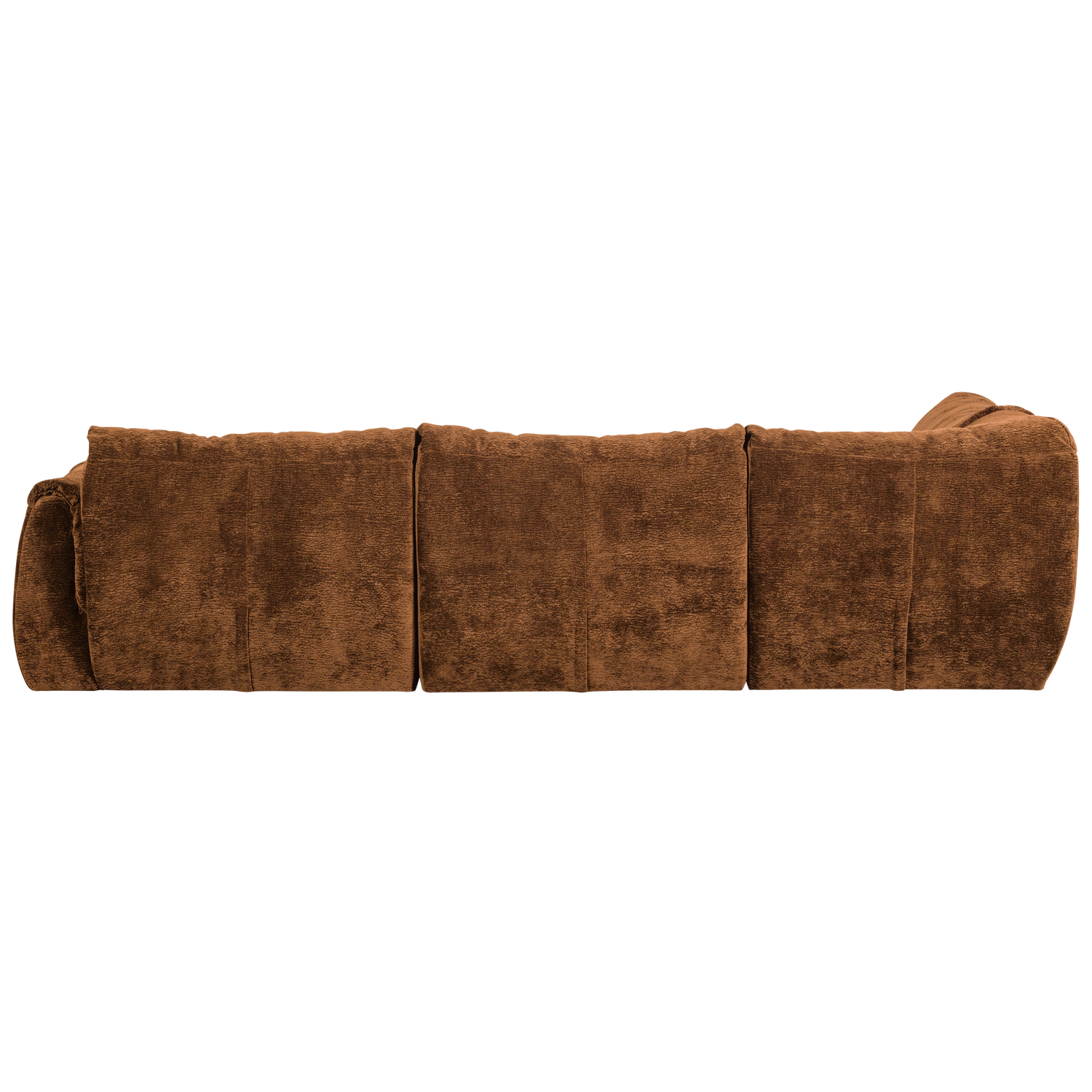 Kampinė sofa BAGGY, kairė, 3D šenilo audinys