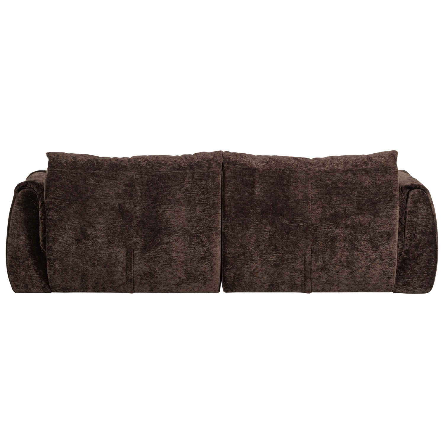 2-vietė sofa BAGGY, 3D, šenilo audinys, tamsiai ruda spalva