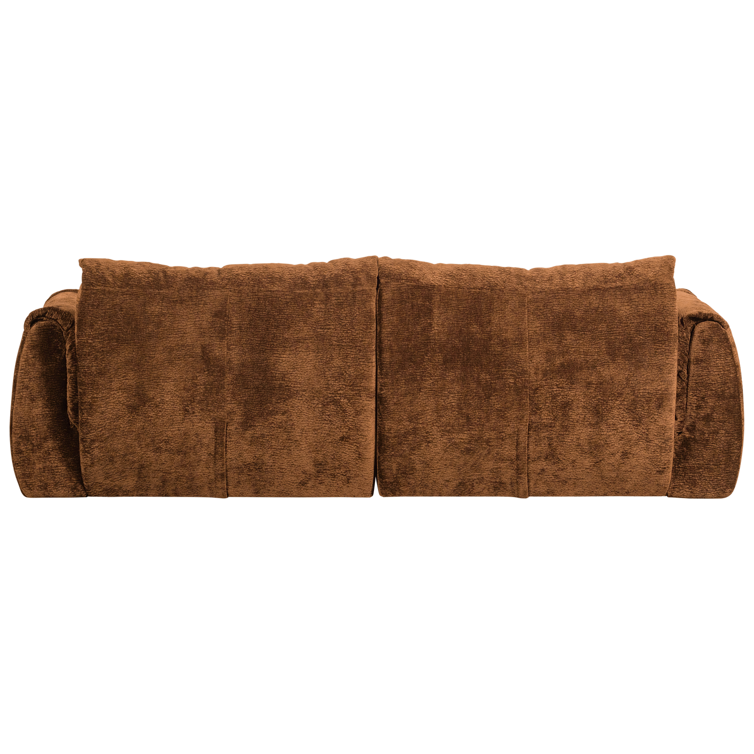 2-vietė sofa BAGGY, 3D, šenilo audinys, vidutinio rudo atspalvio