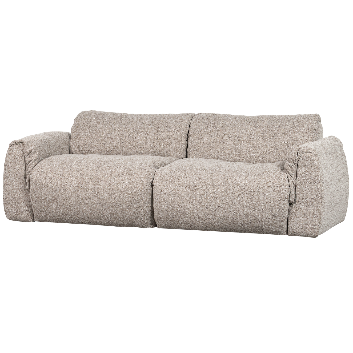 2-vietė sofa BAGGY, austo audinio, natūralus melanžas