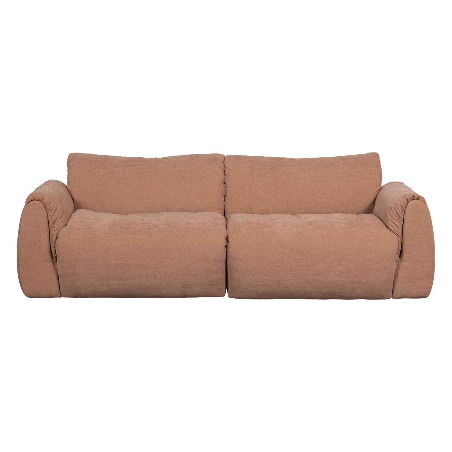 2-vietė sofa BAGGY, austo šenilo audinys, sena rožinė spalva
