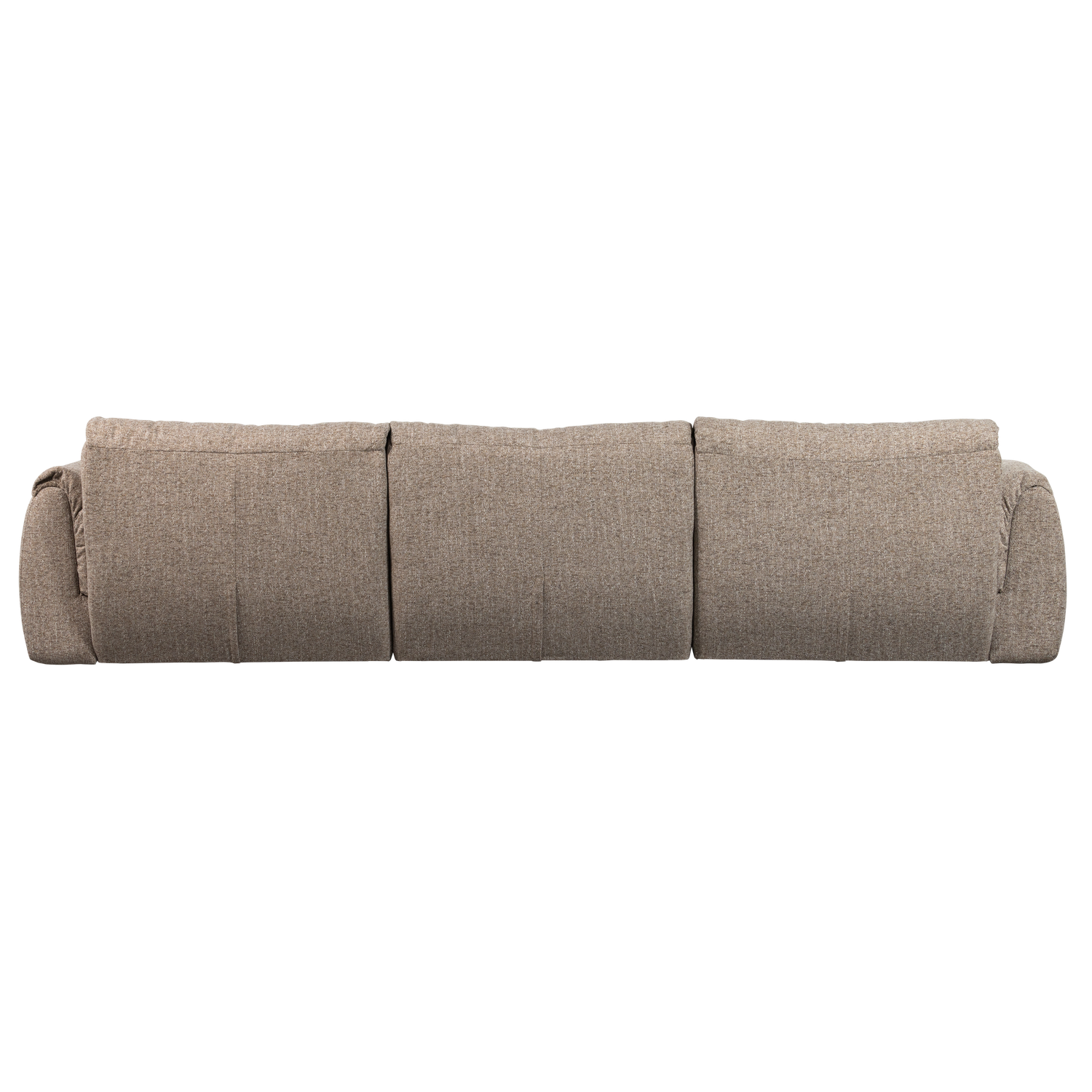 3-vietė sofa BAGGY, austas audinys, ruda spalva
