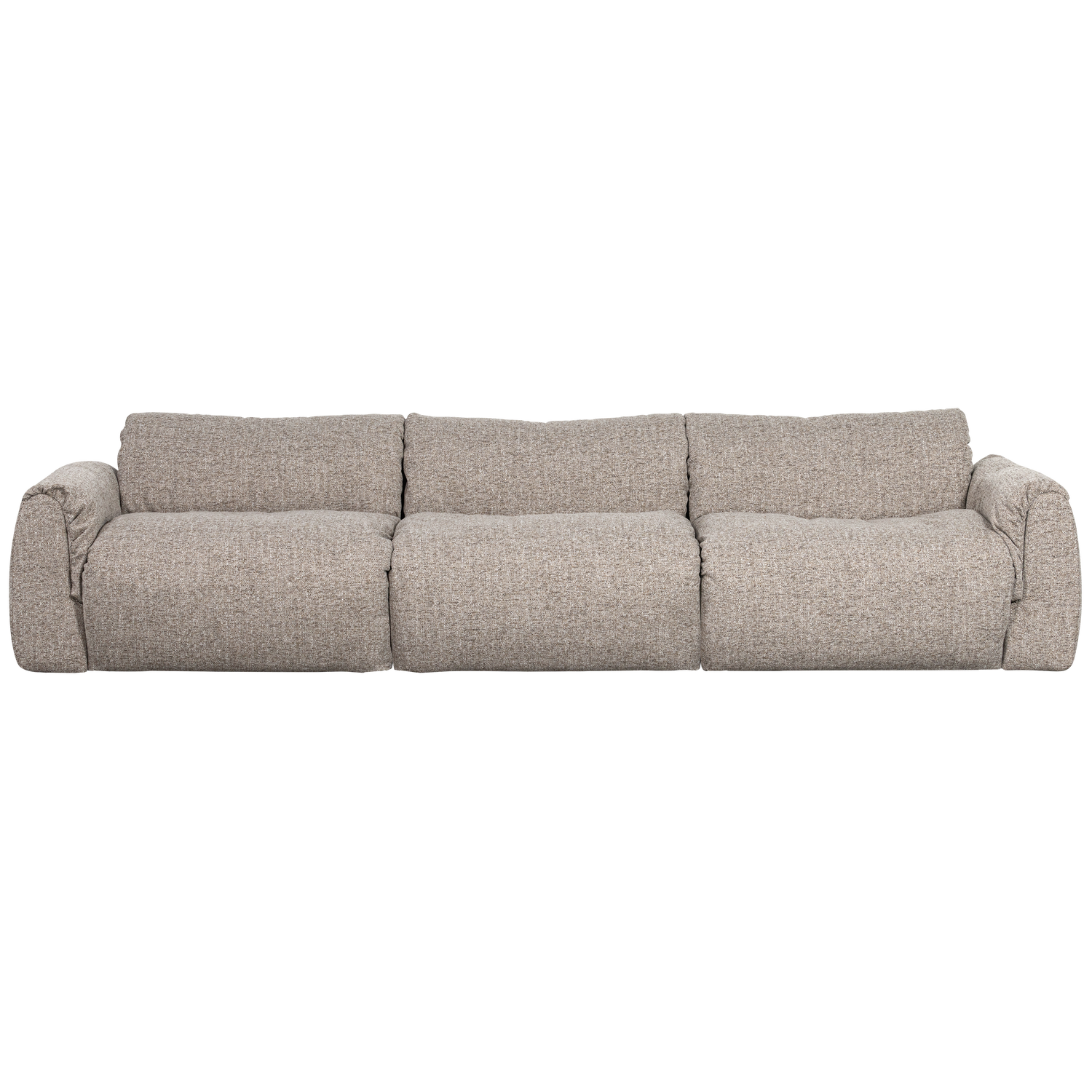 3-vietė sofa BAGGY, austo audinio, natūralus melanžas