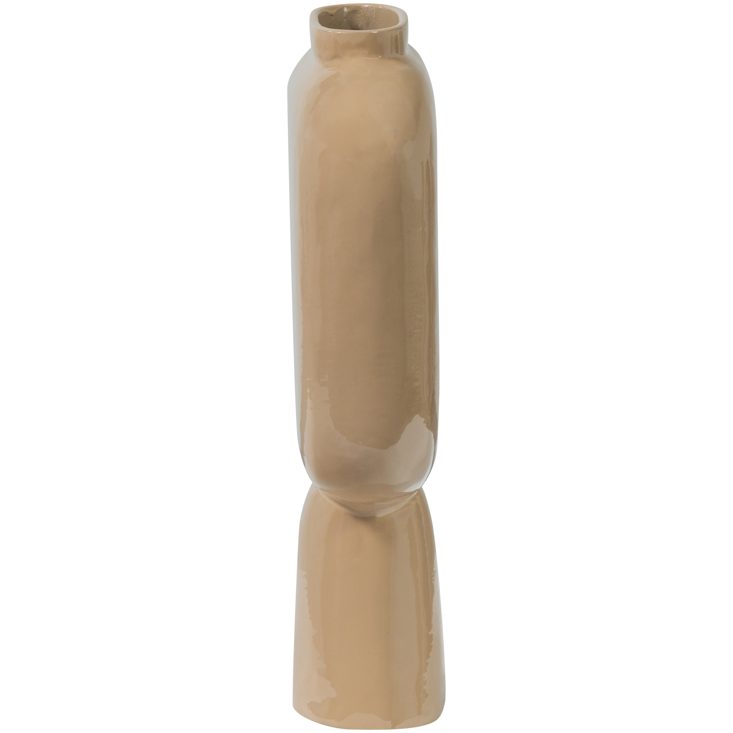 Vaza GIANNA, aliuminis, smėlio spalvos atspalvis