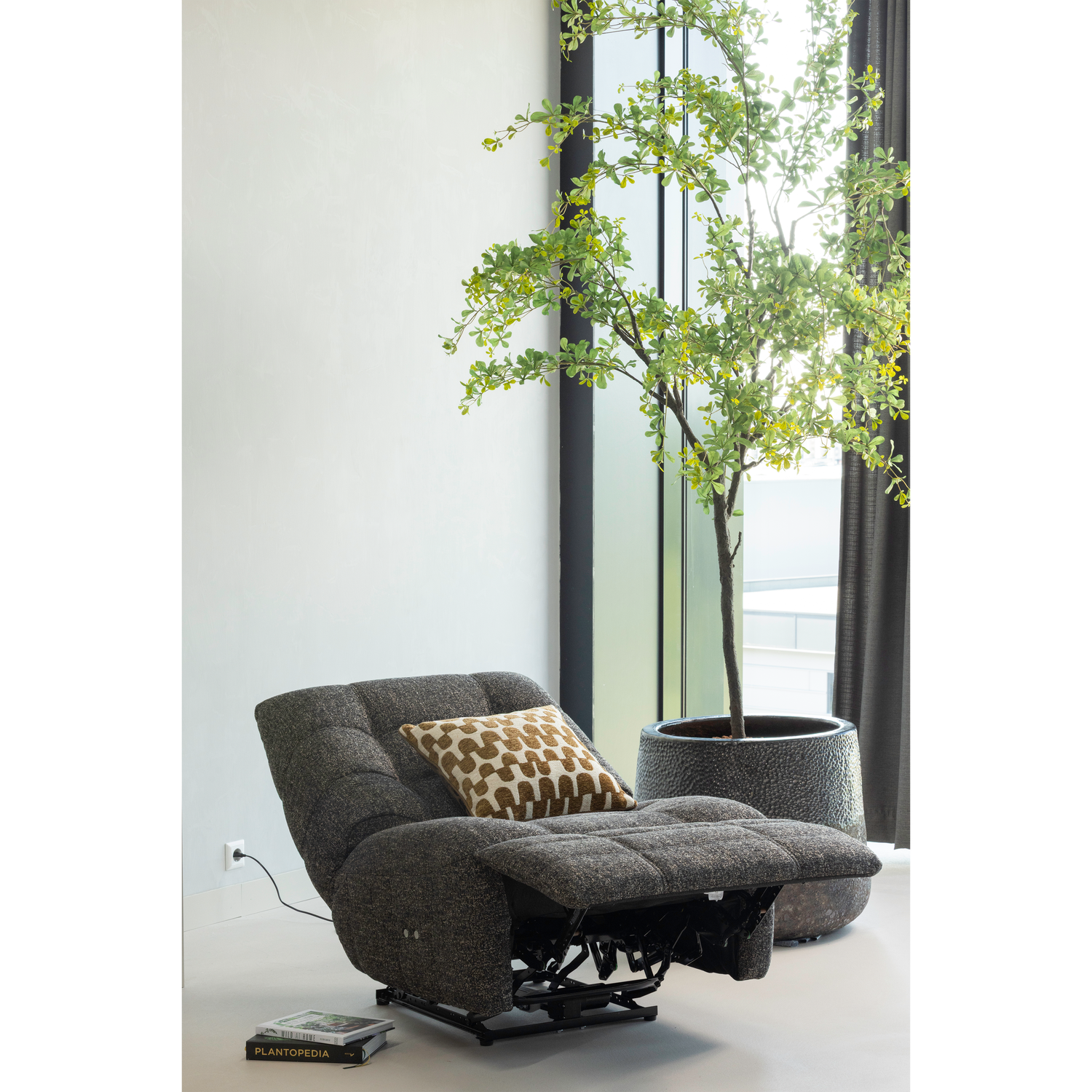 Elektrinis reklaineris HEIN, antracito ir rudos melanžas