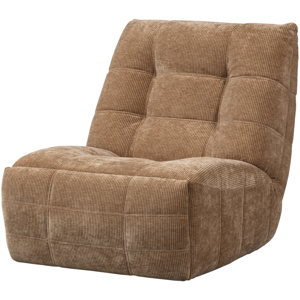 Elektrinis reklaineris HEIN, austas briaunotas audinys, šviesiai ruda