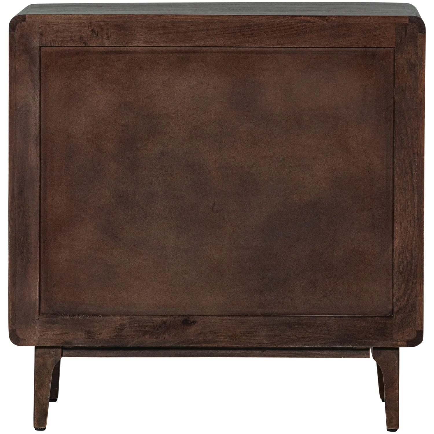 Komoda LIYA su stalčiais, tamsiai ruda, mango mediena