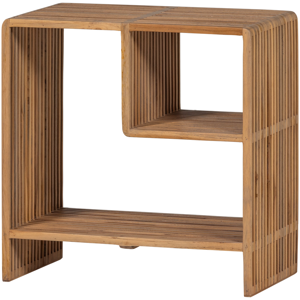 Šoninis staliukas JASMIJN, perdirbtas tikmedis, natūralus