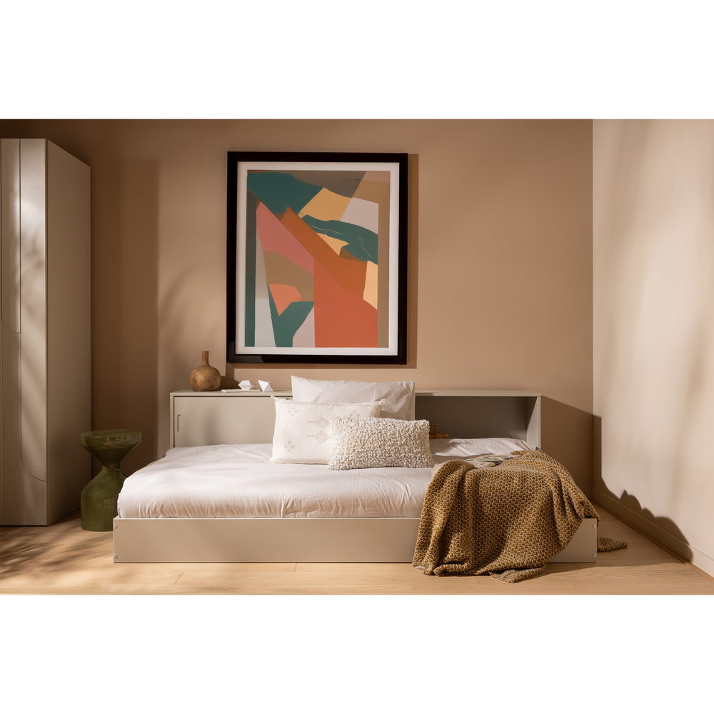 Lova CARTER, pušis, dulkių pilka