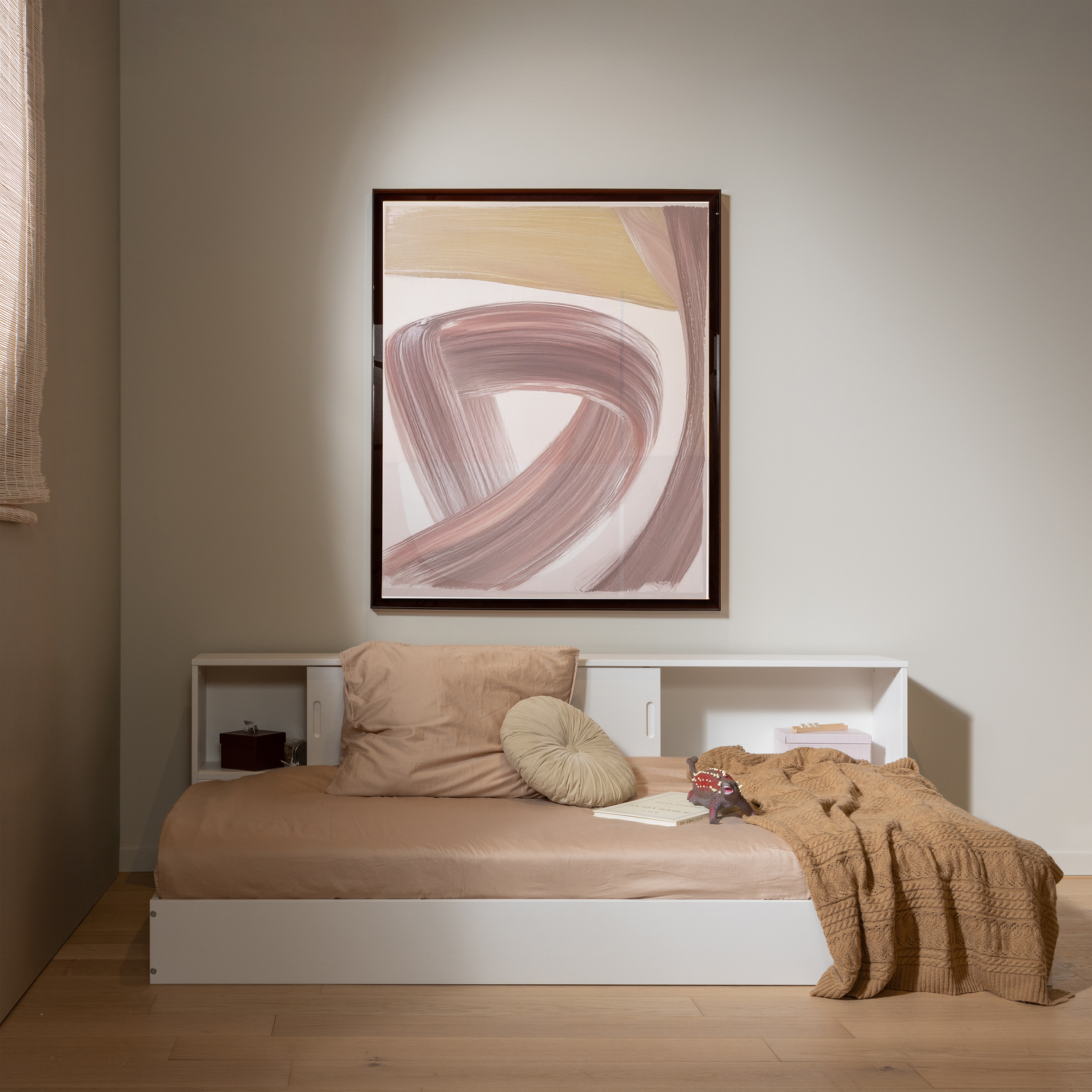 Lova CARTER, pušis, balta