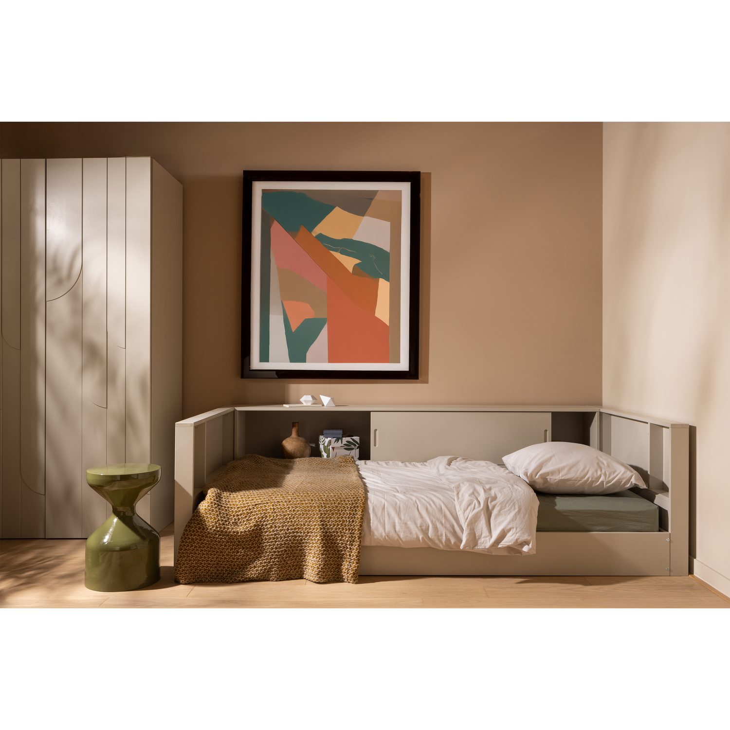 Kuşetė CARTER, dulkių pilka