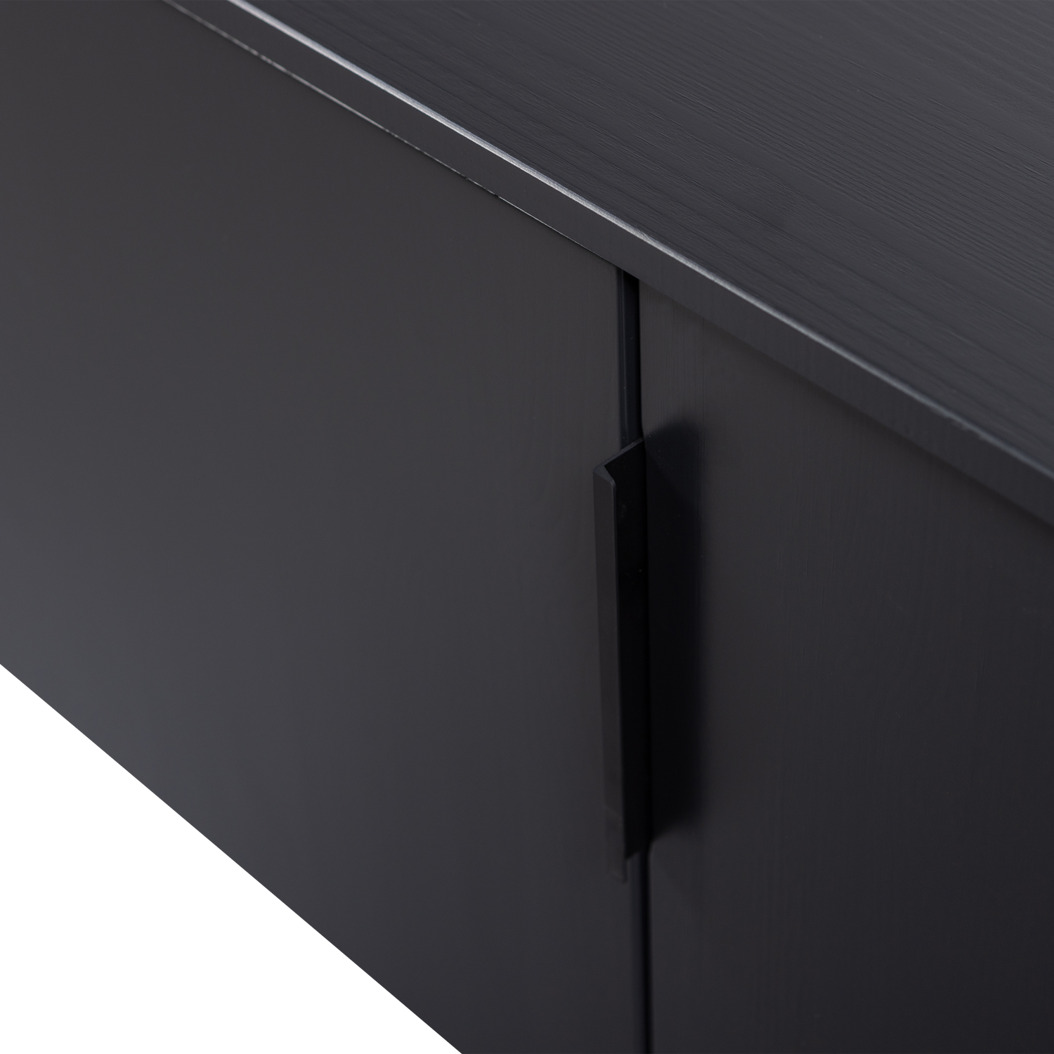 TV spintelė GUNNAR, matinė juoda