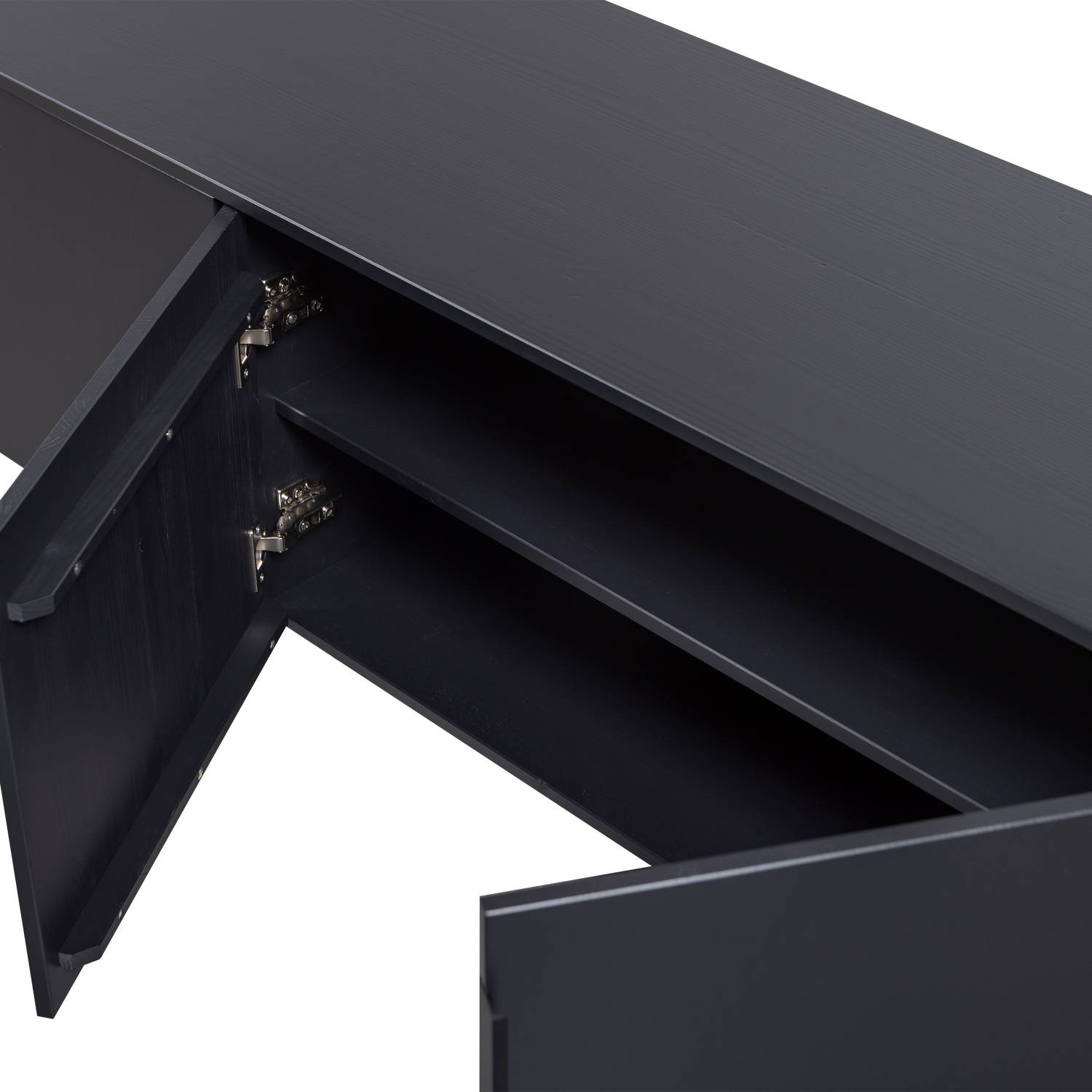 TV spintelė GUNNAR, matinė juoda