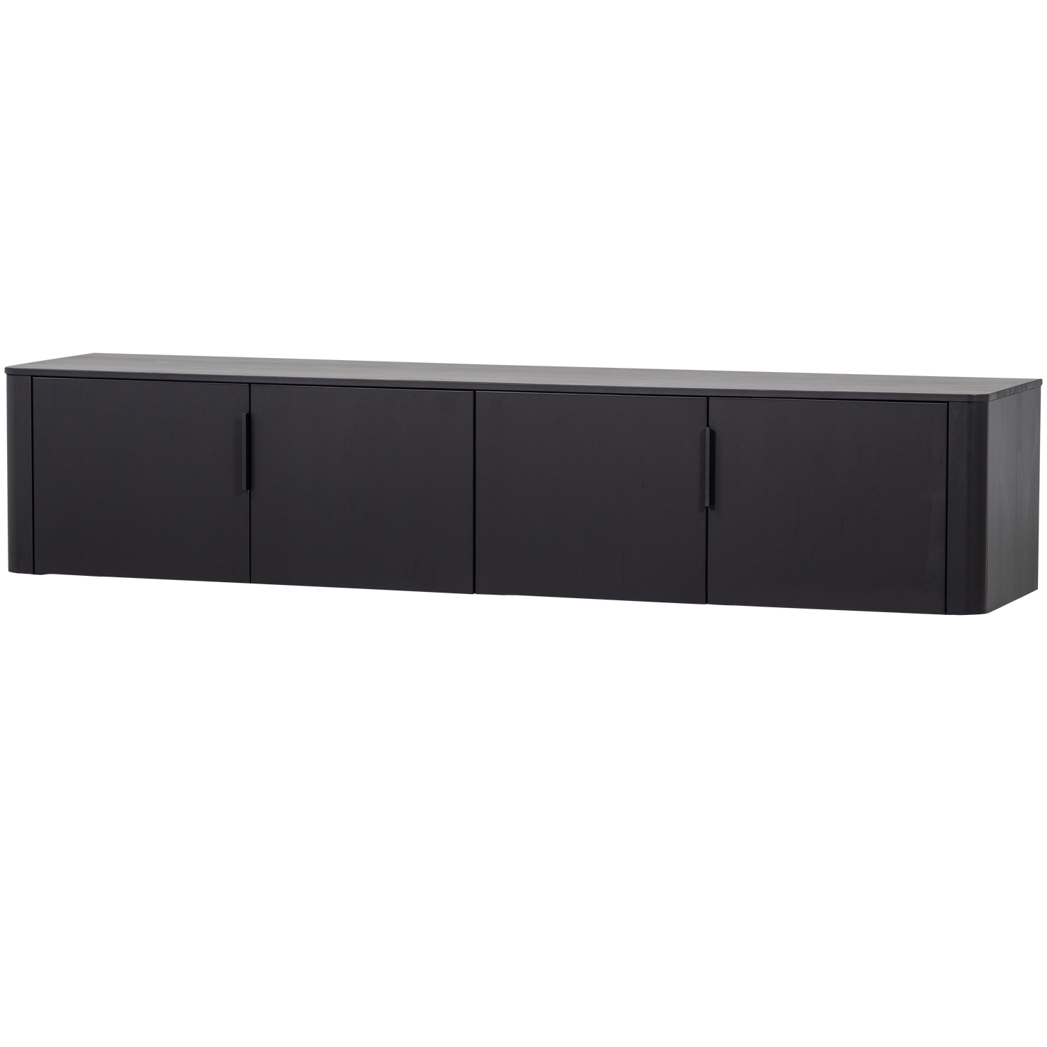 TV spintelė GUNNAR, matinė juoda