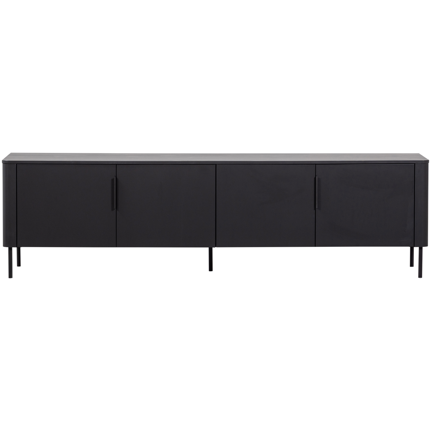 TV spintelė GUNNAR, matinė juoda