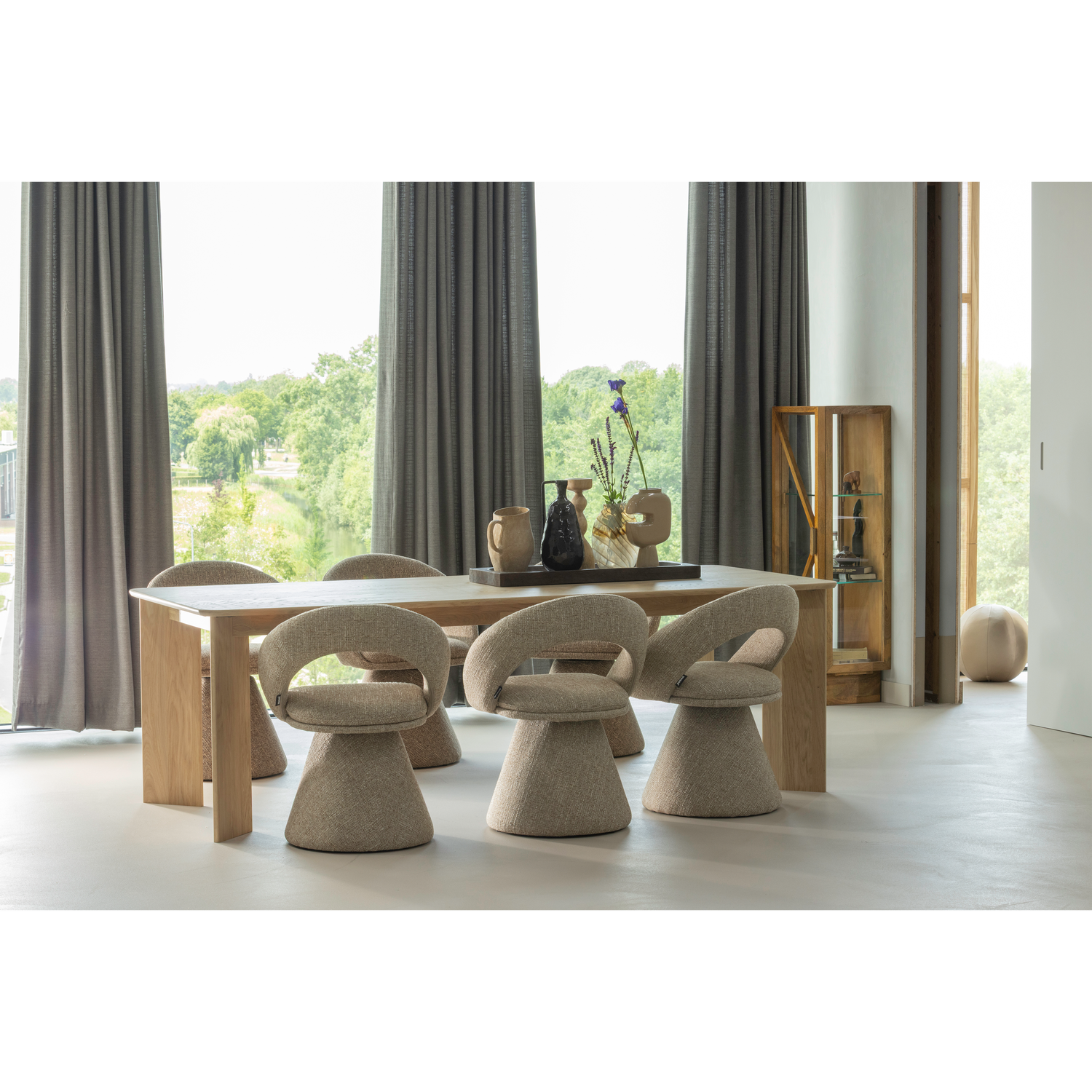 Serviravimo lėkštė/padėklas JOSIE, mango mediena, ruda