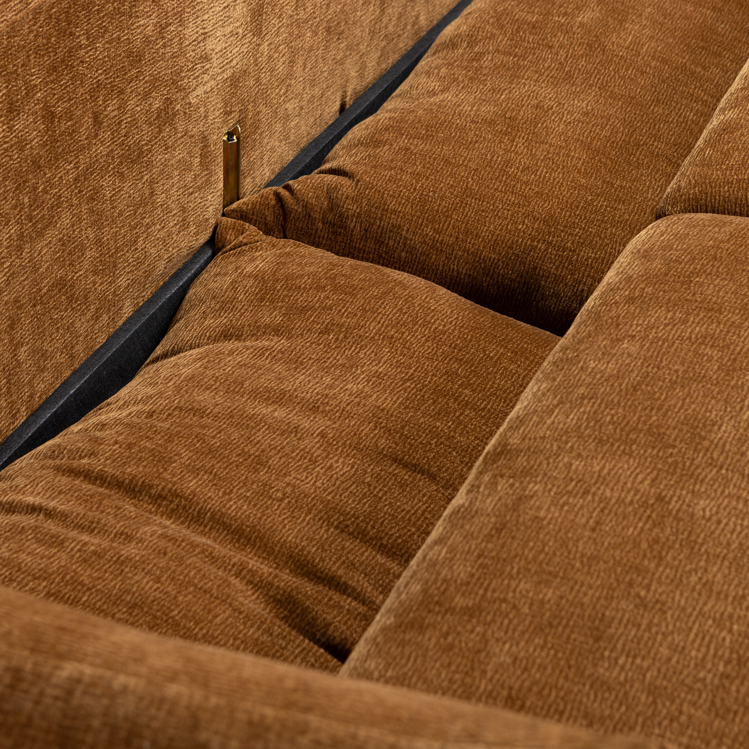 3-vietė miegamoji sofa JONNE, šenilis, ruda