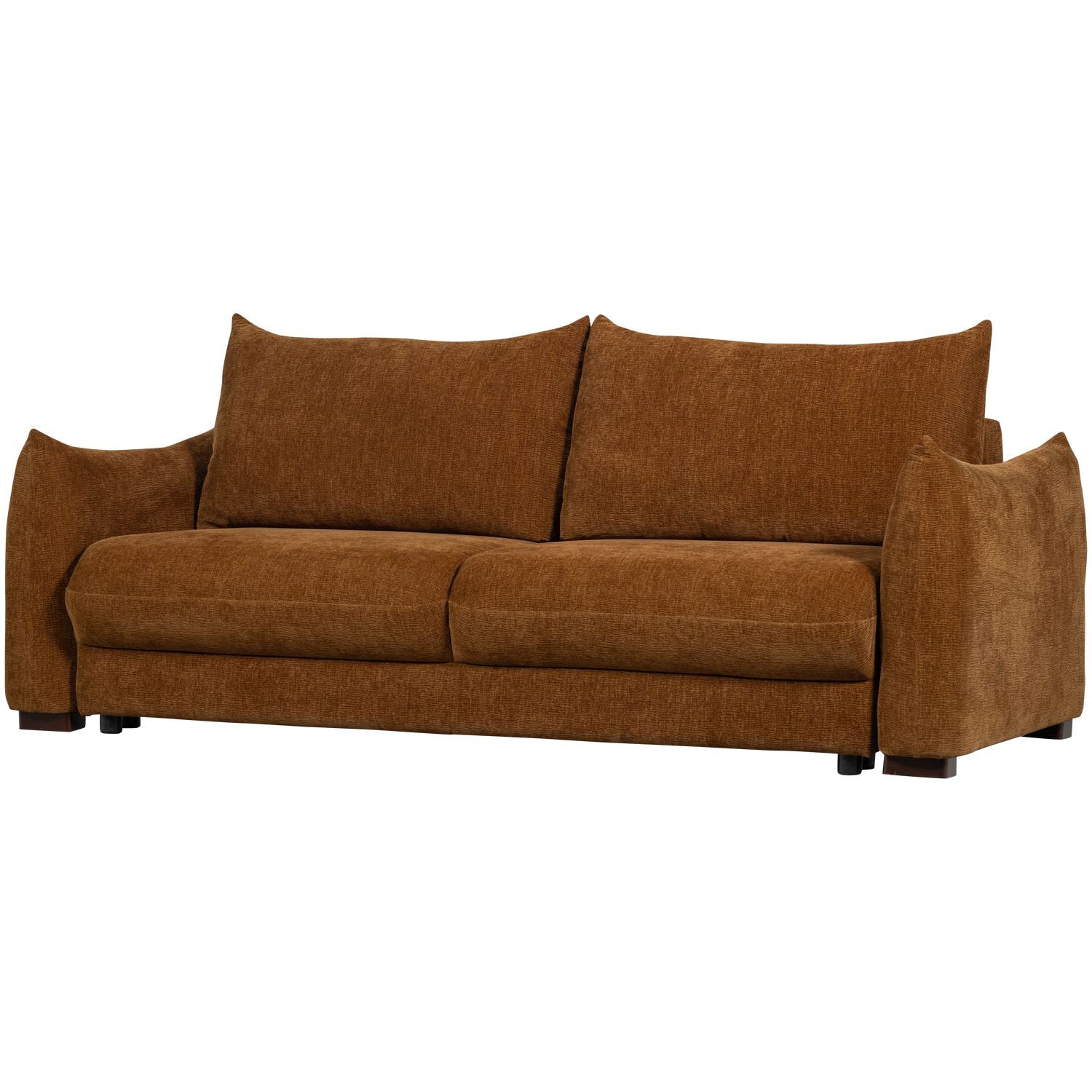 3-vietė miegamoji sofa JONNE, šenilis, ruda