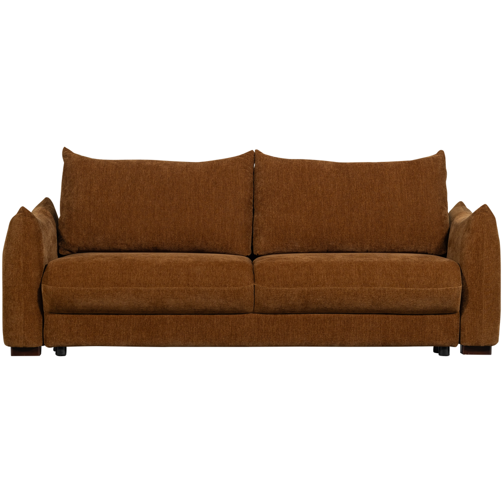 3-vietė miegamoji sofa JONNE, šenilis, ruda