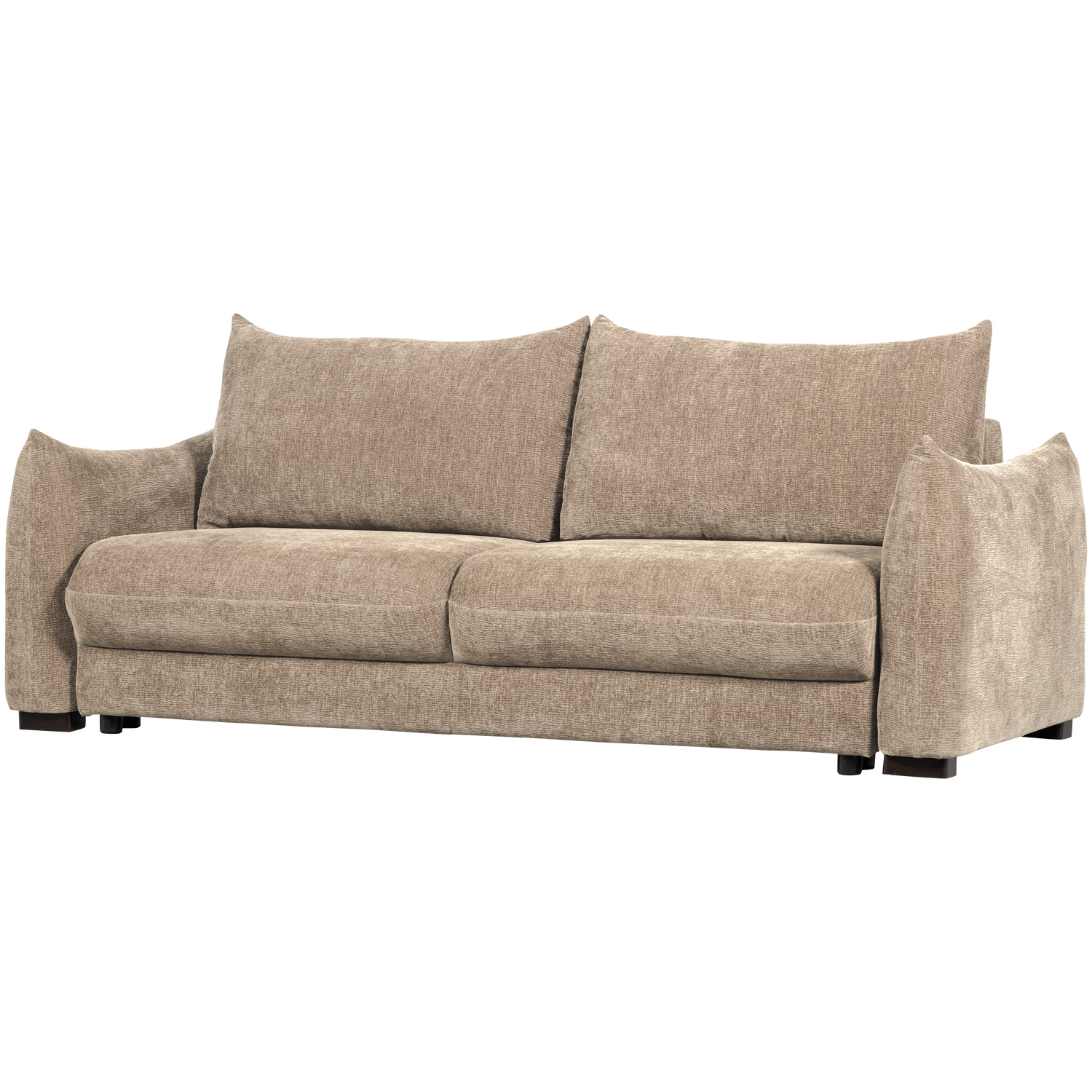 3-vietė miegamoji sofa JONNE, šenilis, natūrali