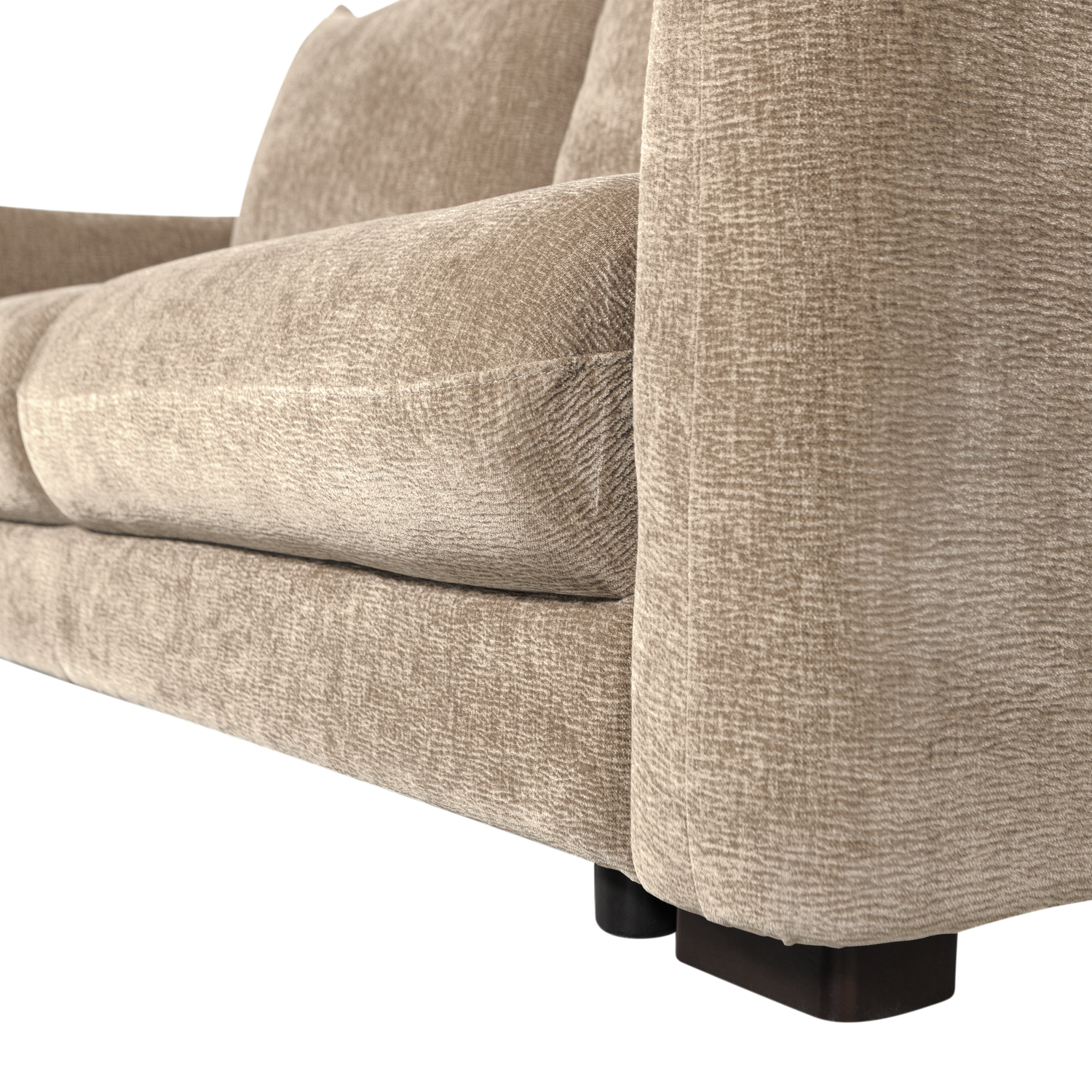 3-vietė miegamoji sofa JONNE, šenilis, natūrali